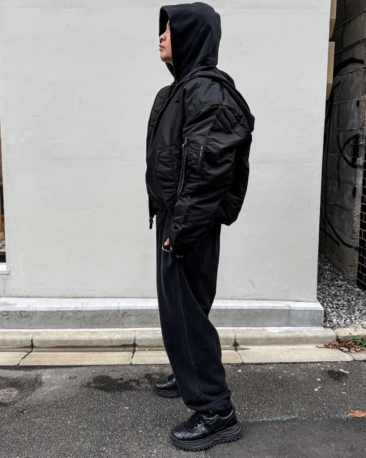 VETEMENTS / RECONSTRUCTED BOMBER JACKET (MH27JA018B)