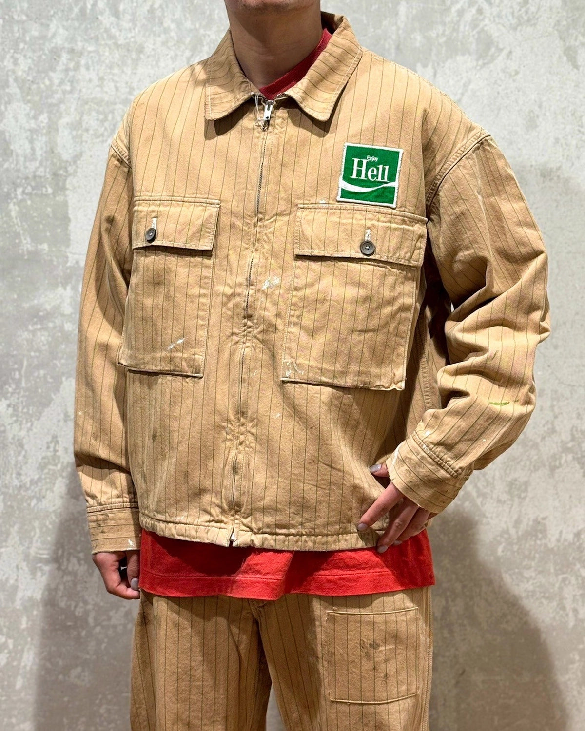 ©︎SAINT Mxxxxxx × Sean Wotherspoon / SW_UNIFORM JACKET / HELL (SM-HR8-0000-C23)