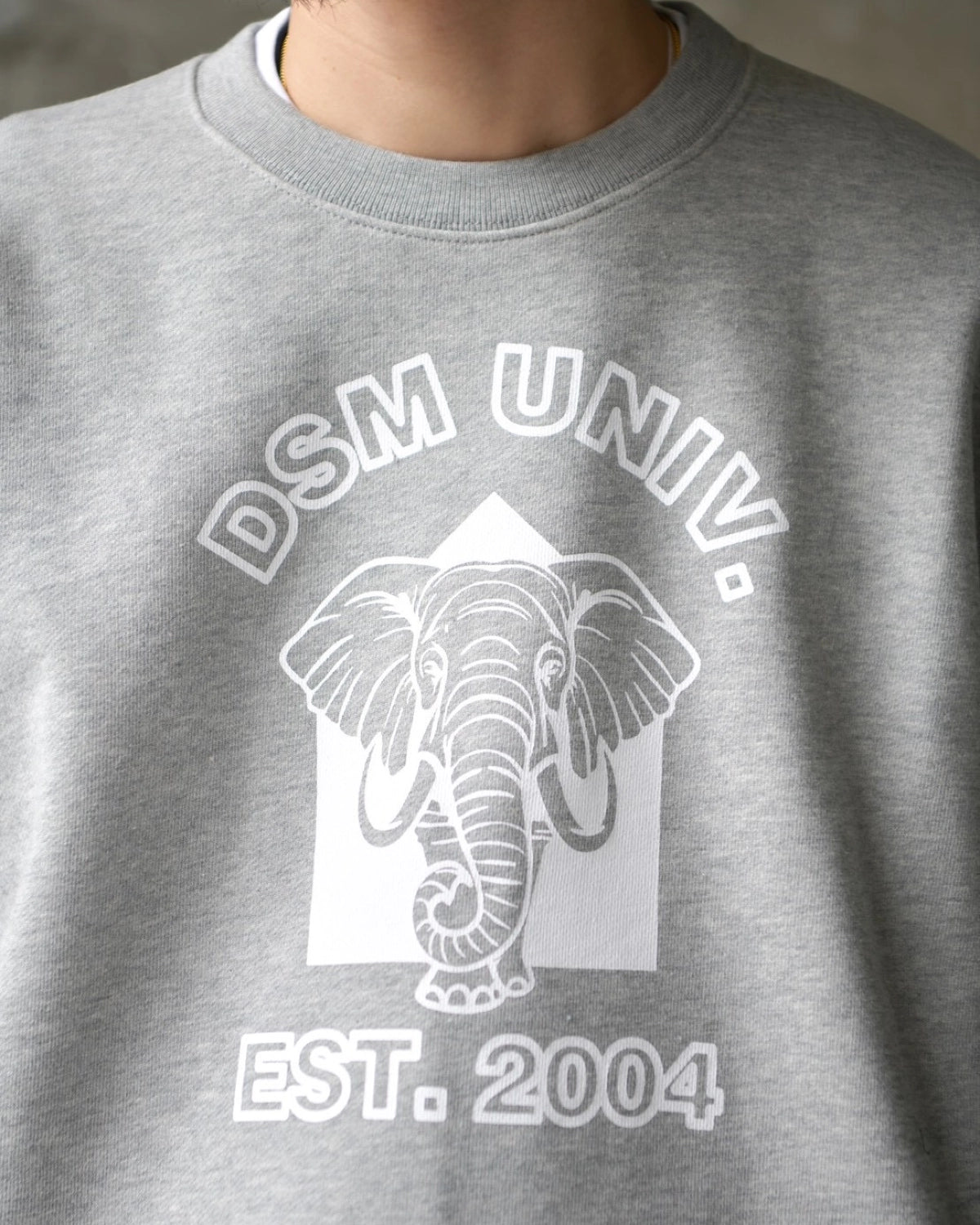 DOVER STREET MARKET kei ninomiya / CREWNECK COTTON BACK PILE KNIT (DSM01T006)