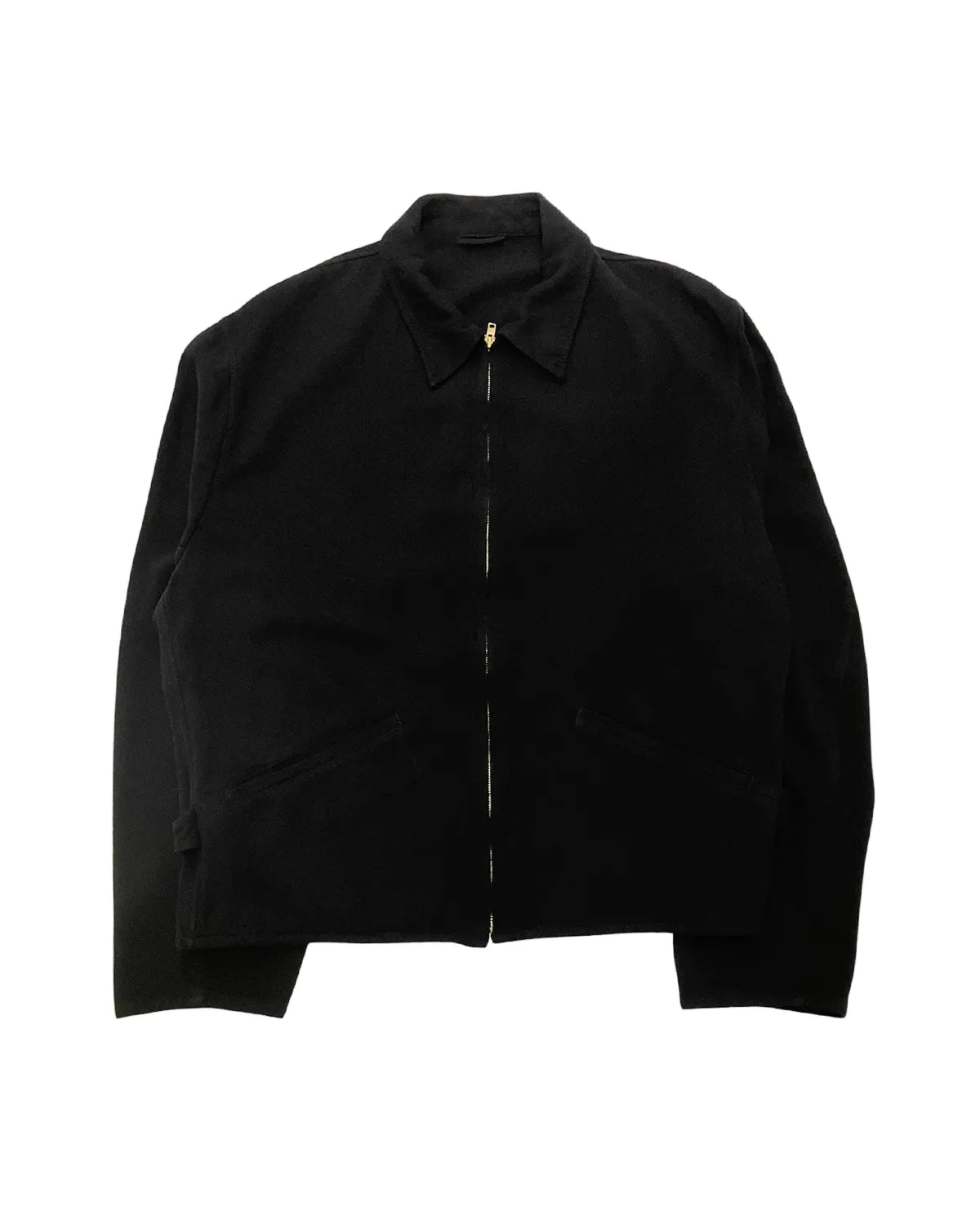 COMOLI / シルクネップ ジップショートジャケット (B01-01003) COMOLI(コモリ) / シルクネップ ジップショートジャケット