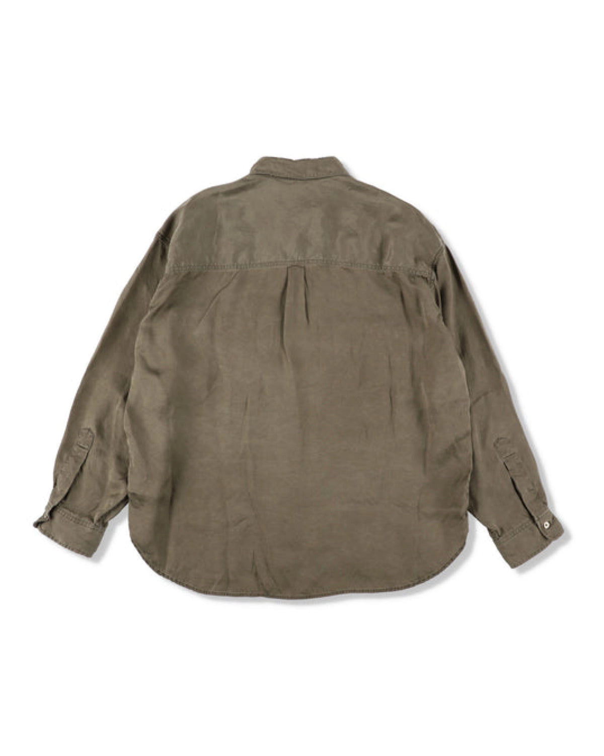 is-ness / Cupro Military Shirt (26AW_13_1008AWSH01)