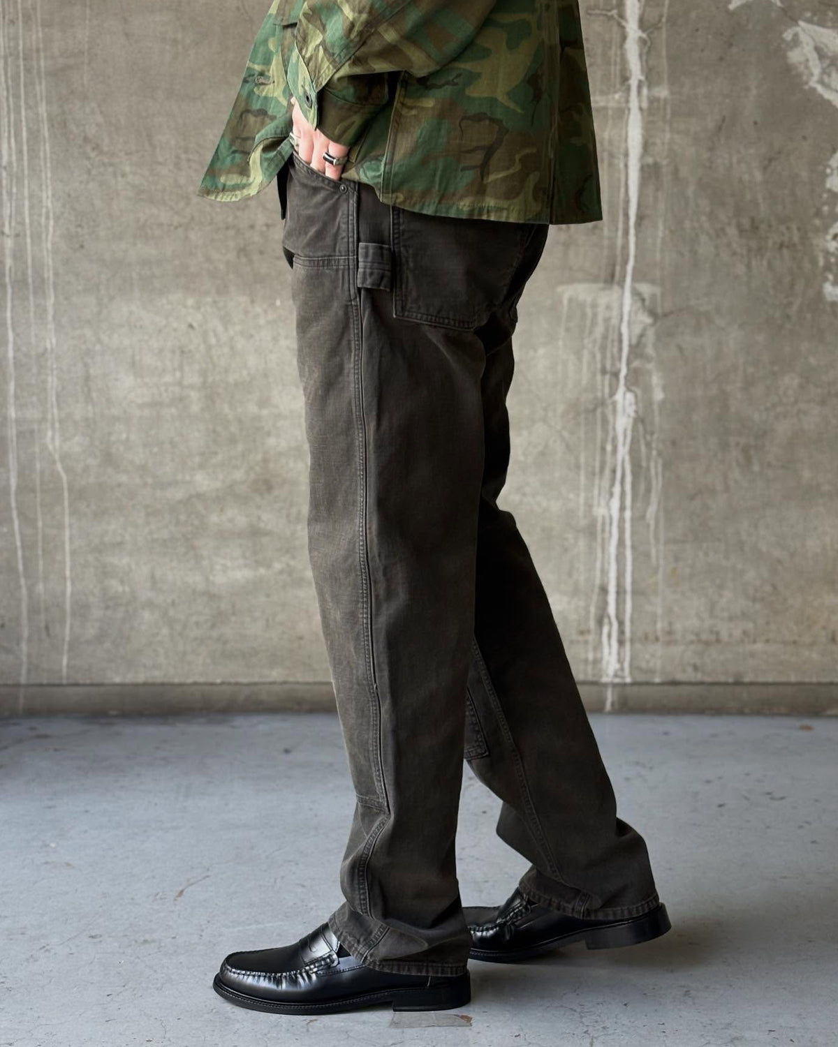 RRL / エンジニア フィット キャンバス カーペンター パンツ (MNRRPNT14G20185)