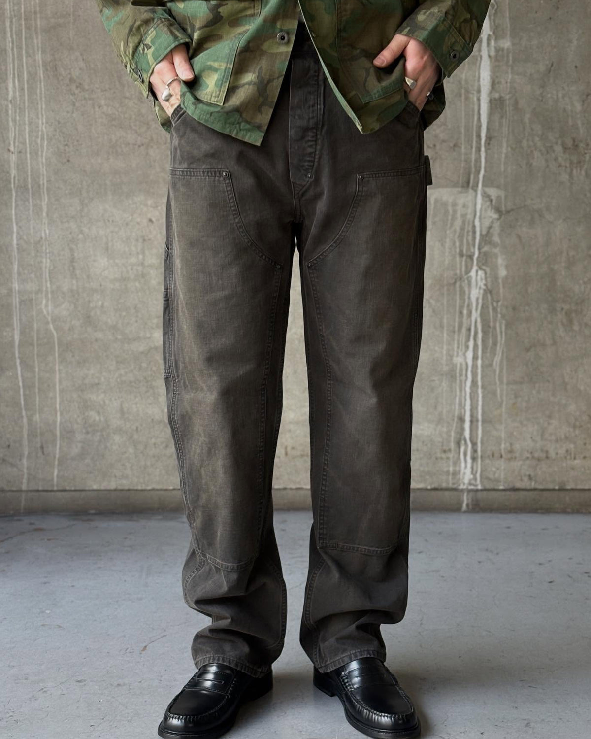 RRL / エンジニア フィット キャンバス カーペンター パンツ (MNRRPNT14G20185)