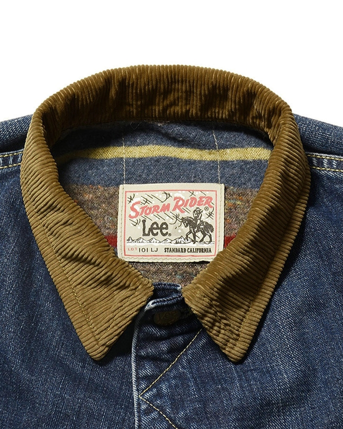 STANDARD CALIFORNIA × Lee / SD Storm Rider Denim Jacket 101LJ Vintage Wash (OUDLA520)