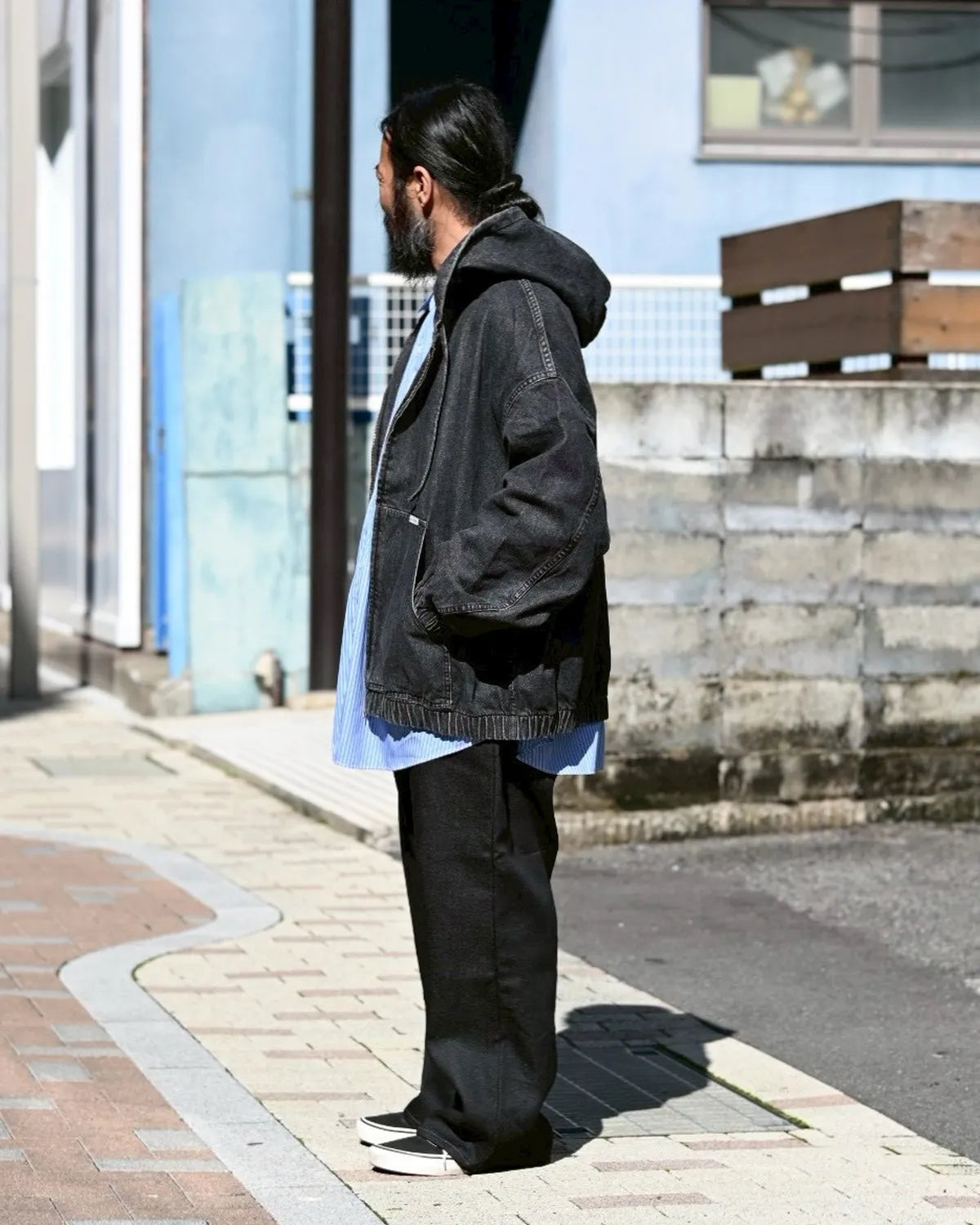 COOTIE PRODUCTIONS® / 12.5oz Denim Zip Up Hooded Jacket (CTE-25A206)