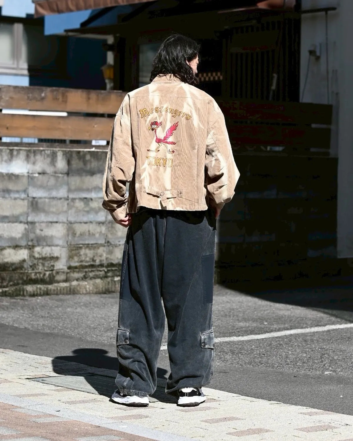 KAMIYA / Sun Faded Like Corduroy Work Jacket (G15BL033)