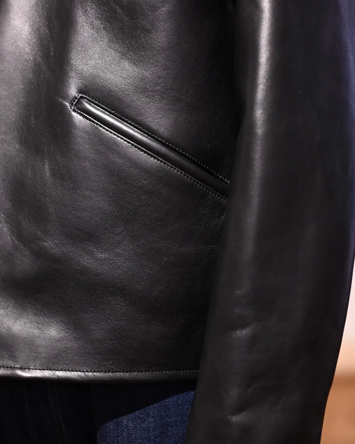 A.PRESSE / Leather Sports Jacket (26SAP-01-01)