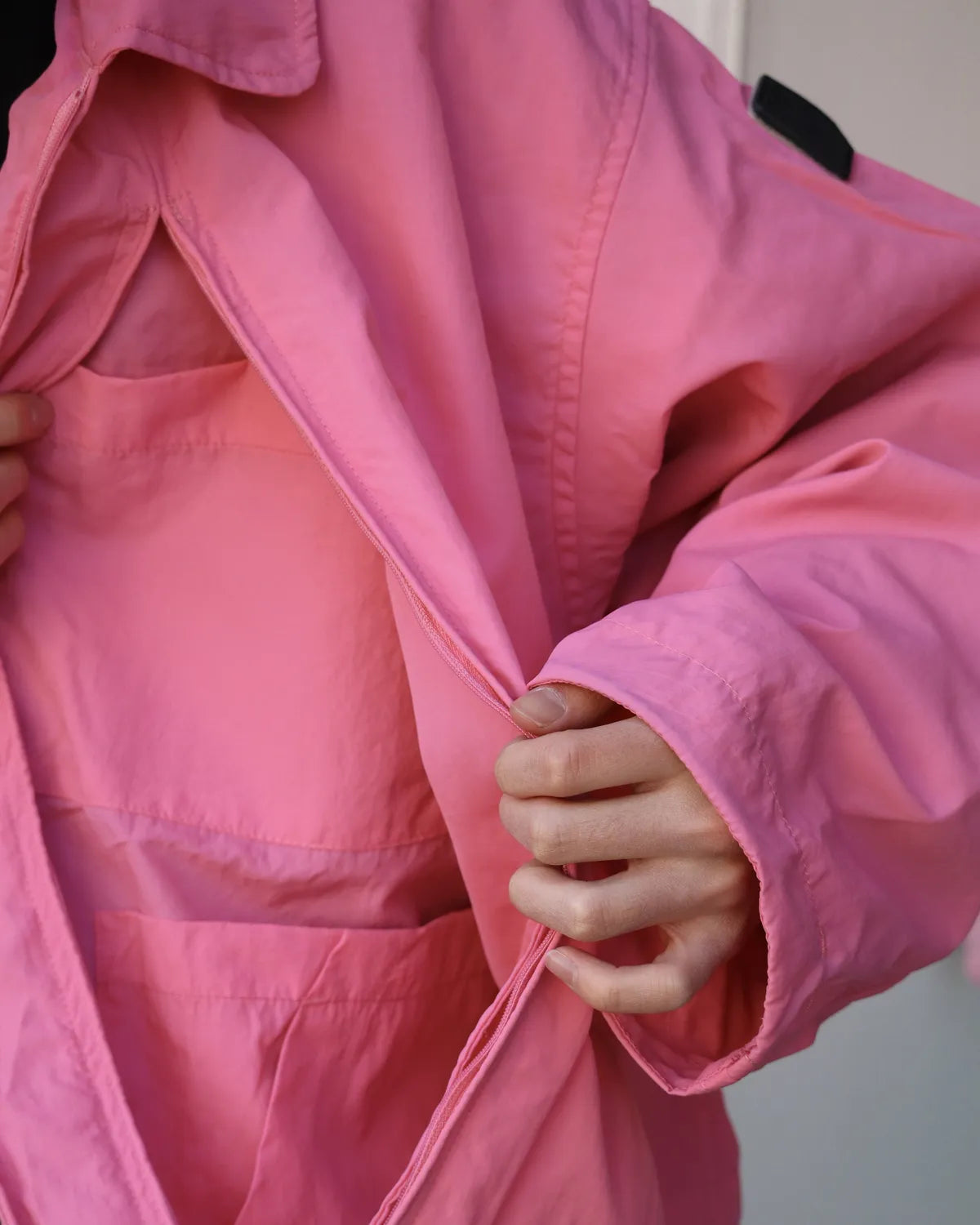 PHINGERIN / CRUSHED NYLON FULL PACK JACKET (PD-261-JK-011)