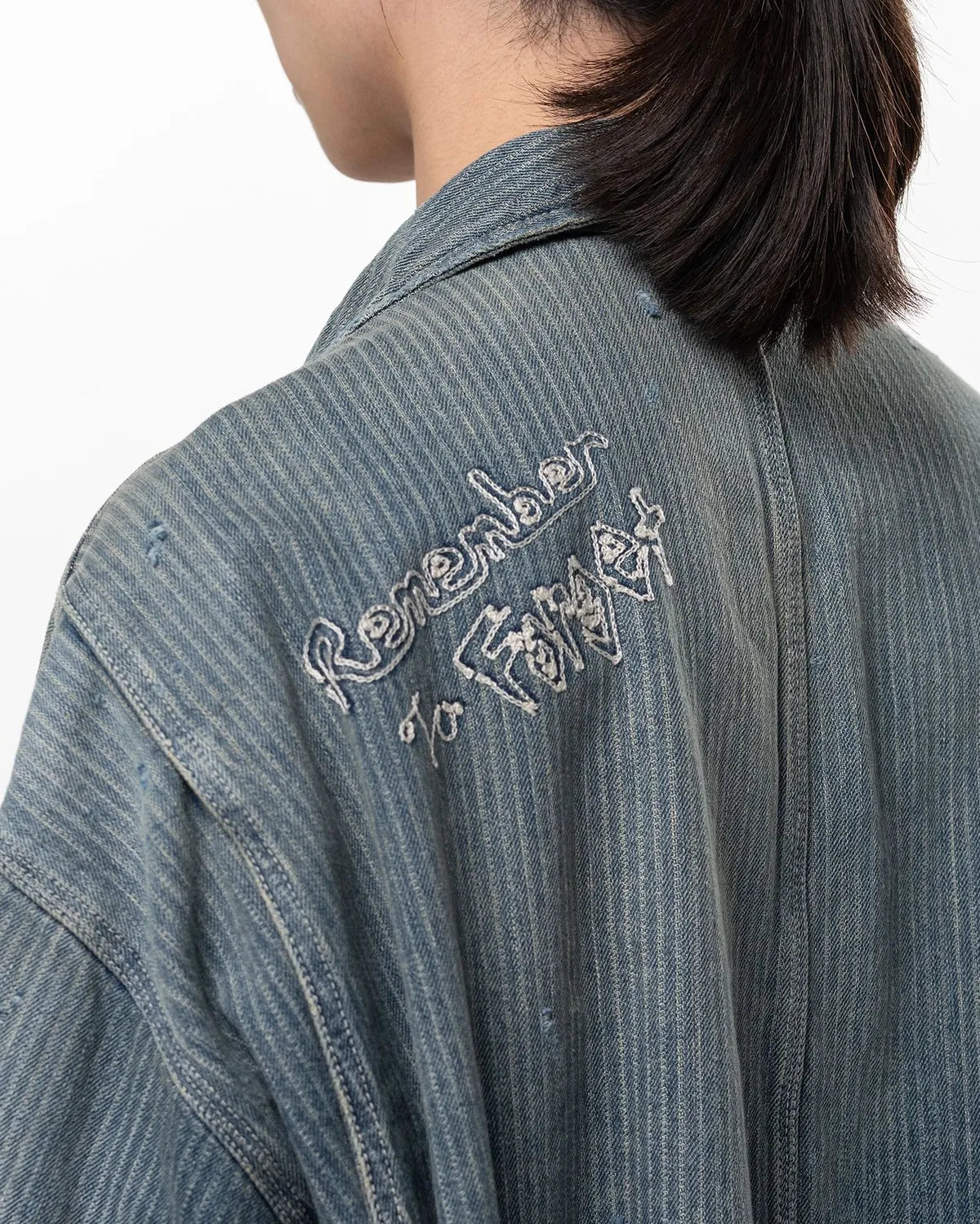 Maison MIHARA YASUHIRO / STRIPE DENIM JACKET (J16BL127)