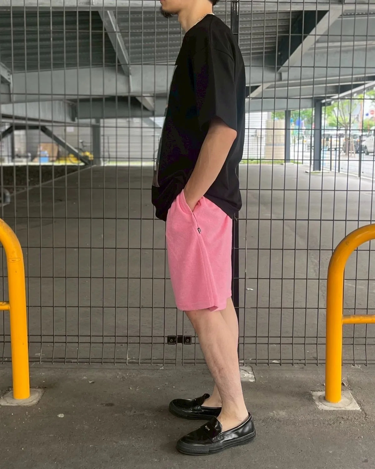 GOD SELECTION XXX / PILE BOARD SHORTS (GX-S25-SP-05)