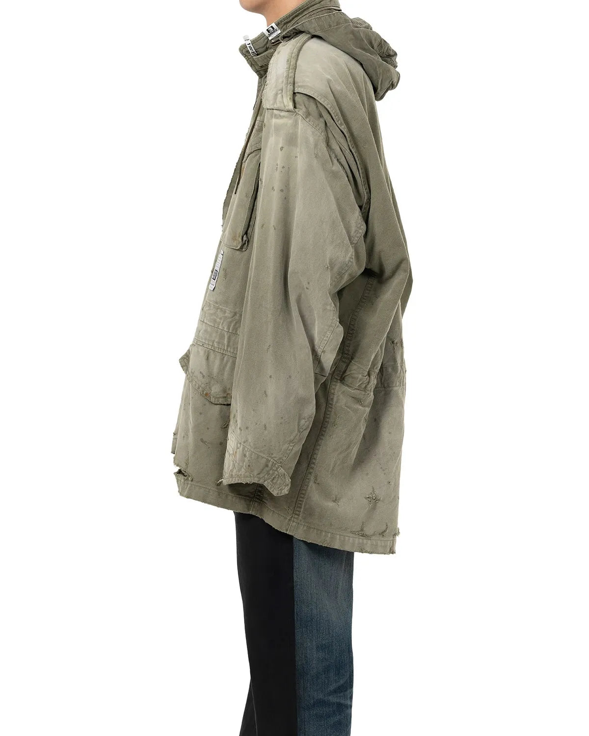 Maison MIHARA YASUHIRO / Distressed Field Jacket (J15BL171)