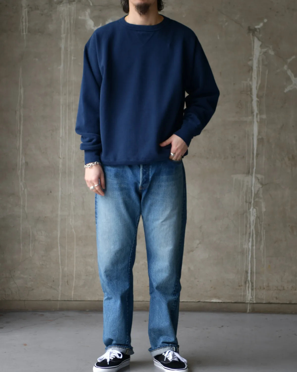 MASSES / SWEAT CREW H.WASH (1261020013)