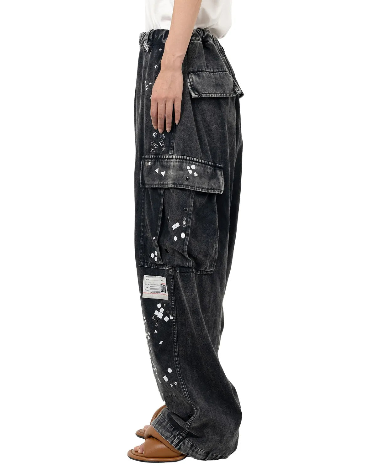 Maison MIHARA YASUHIRO / Embellished Millitary Pants (B15PT062)