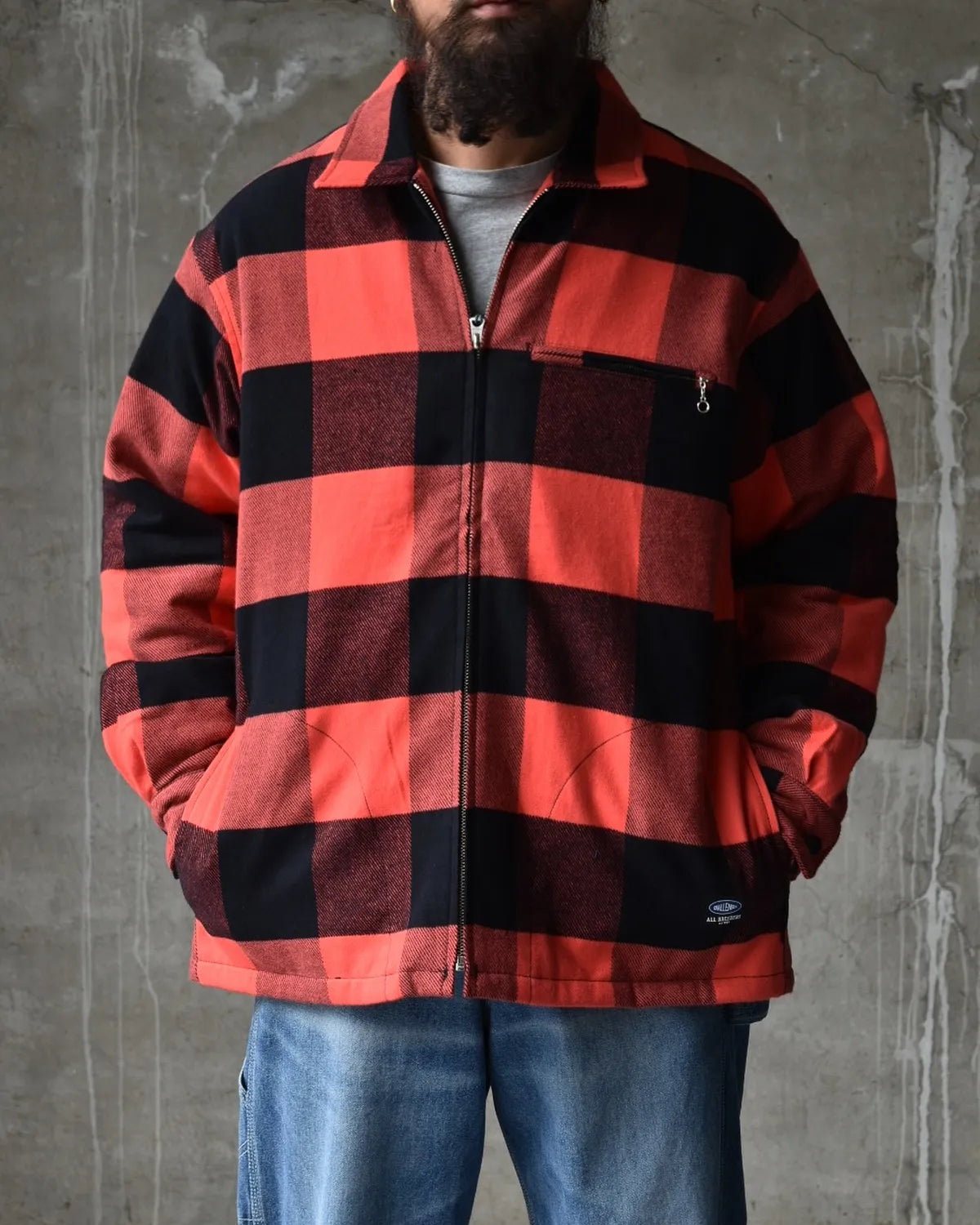 CHALLENGER / LINING ZIP UP SHIRT (CLG-SH 025-009)