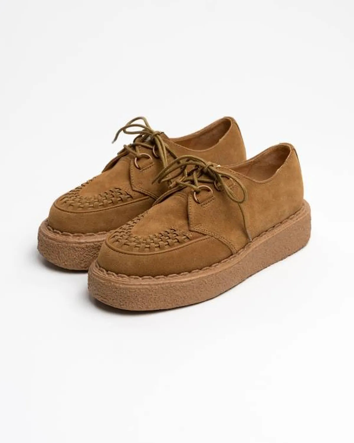 Maison MIHARA YASUHIRO General Scale. / "DAVID"Suede Inter Lace Shoes (S16FW713)