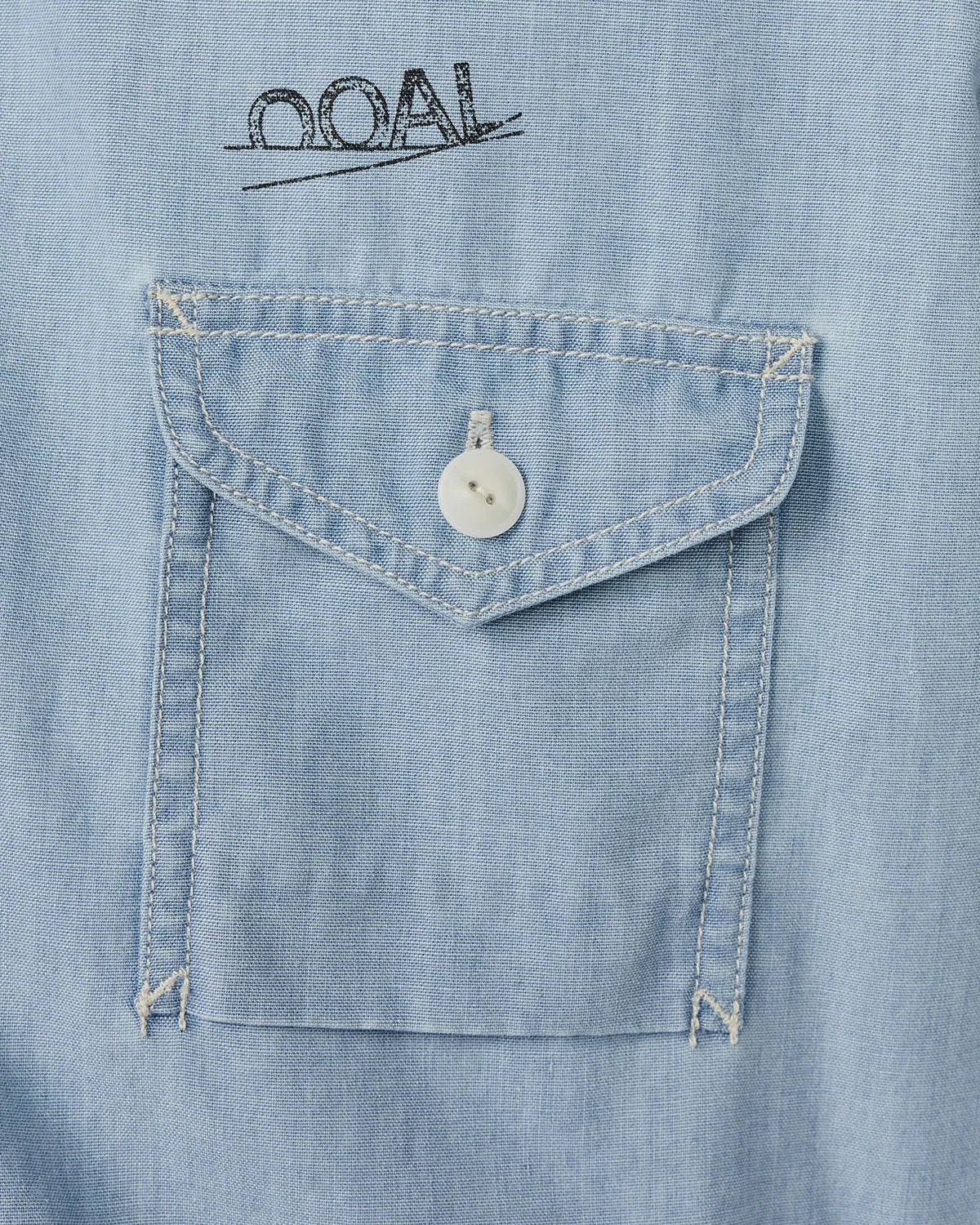 nanamica / Regular Collar Chambray Shirt (S26SG011)