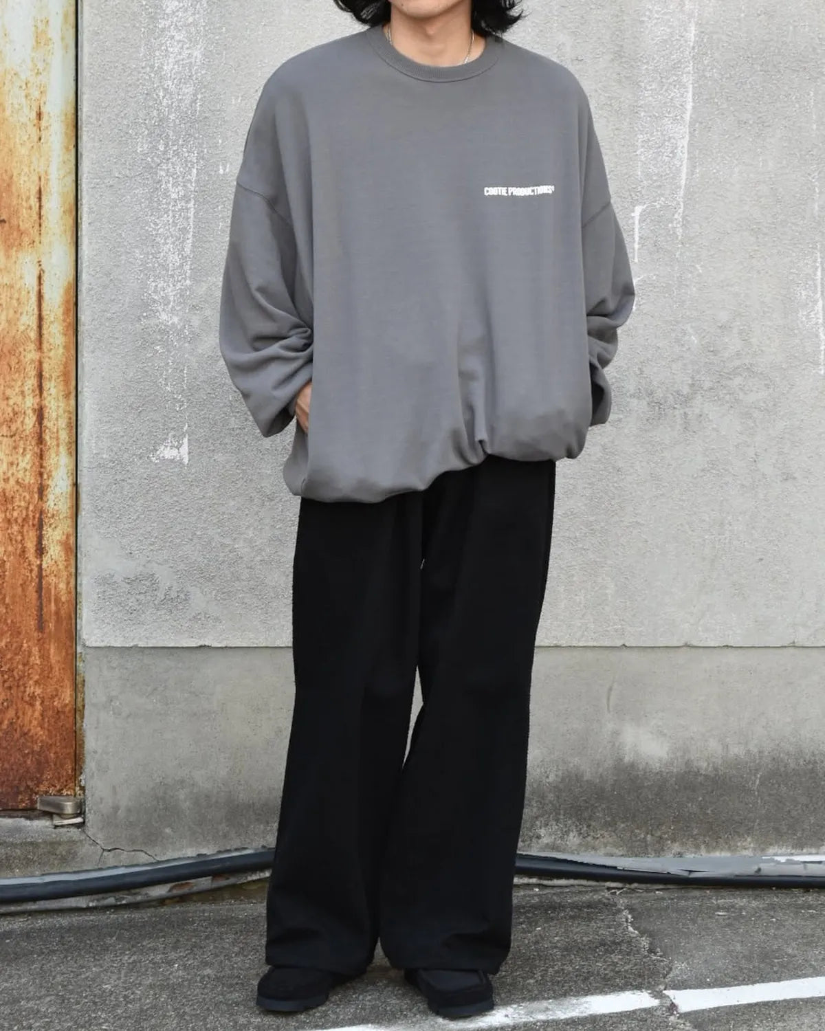 COOTIE PRODUCTIONS® / Dry Tech Oversized Sweat Crew (CTE-25S339)
