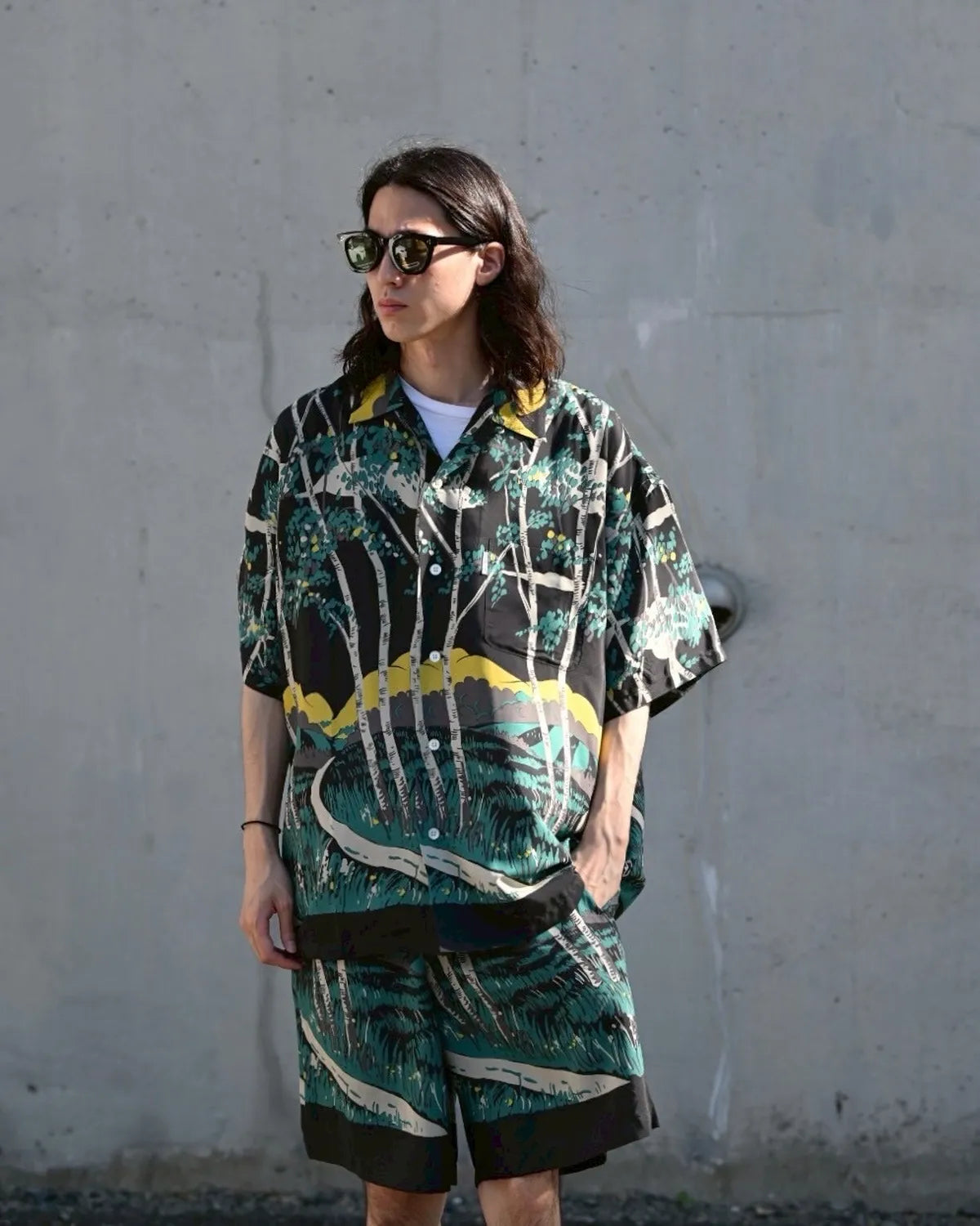 COOTIE PRODUCTIONS® / Rayon Open Collar S/S Shirts (CTE-25S413)