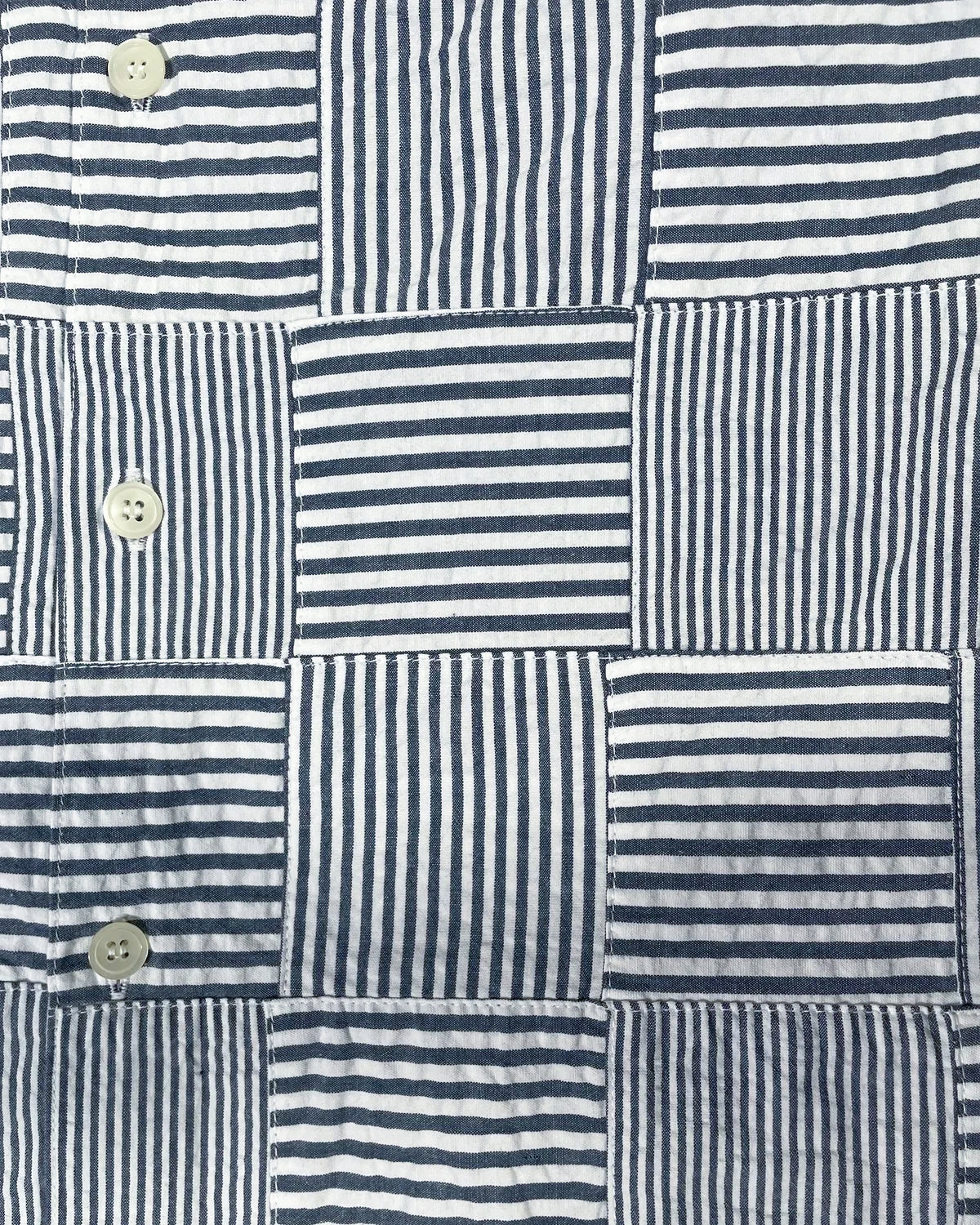 DESCENDANT / MILPITAS PATCHWORK LS SHIRT (261WVDS-SHM03)