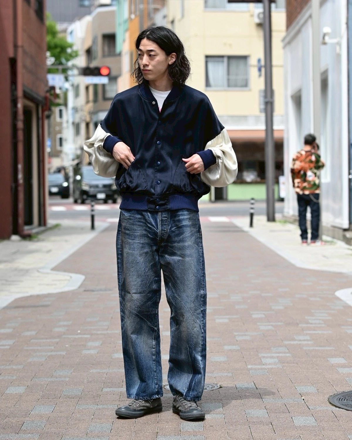 refomed / RIGHT HANDED DENIM PANTS "USED-2" (REPT-027U2)