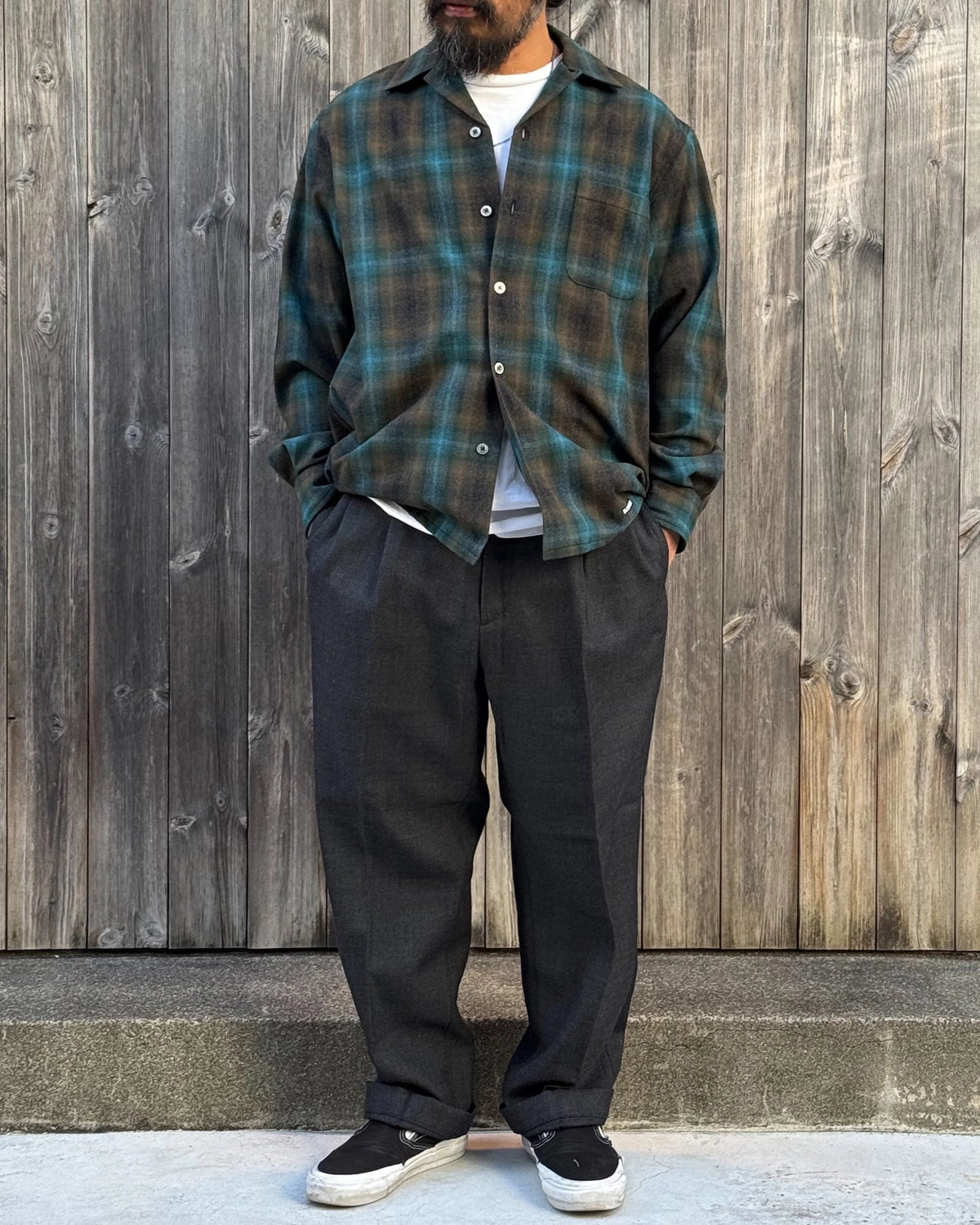 WACKO MARIA / DOUBLE PLEATED TROUSERS -TYPE-2- (26FW-WMP-PT04)