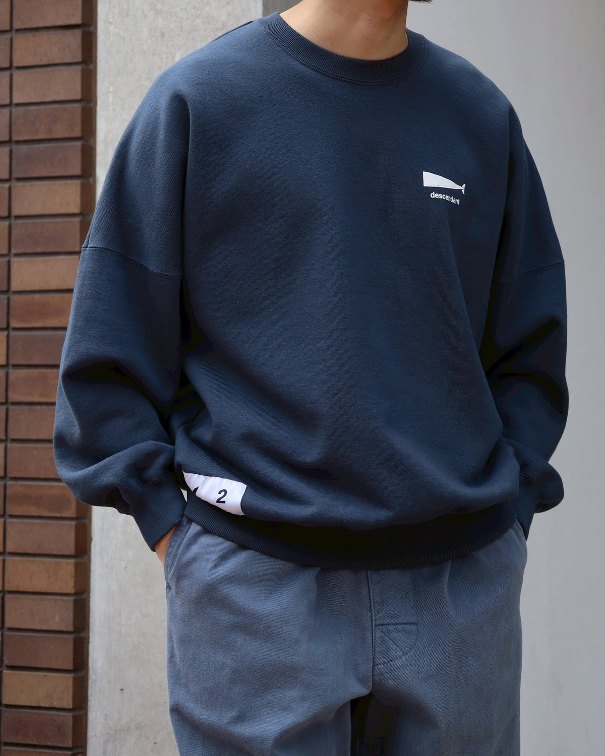 DESCENDANT / CACHALOT CREW NECK (252ATDS-CSM14)