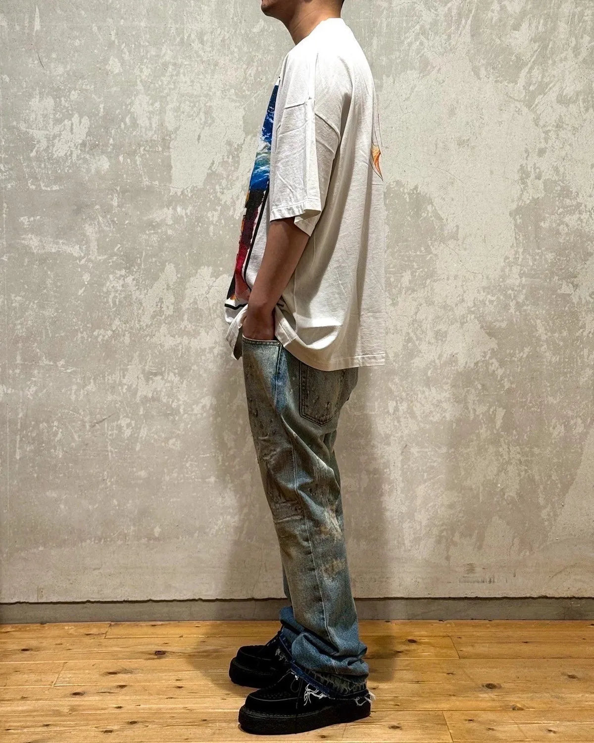 ©︎SAINT Mxxxxxx × 寄生獣 / KJ_SS TEE -寄生獣-parasyte- (SM-HR1-0000-C27)