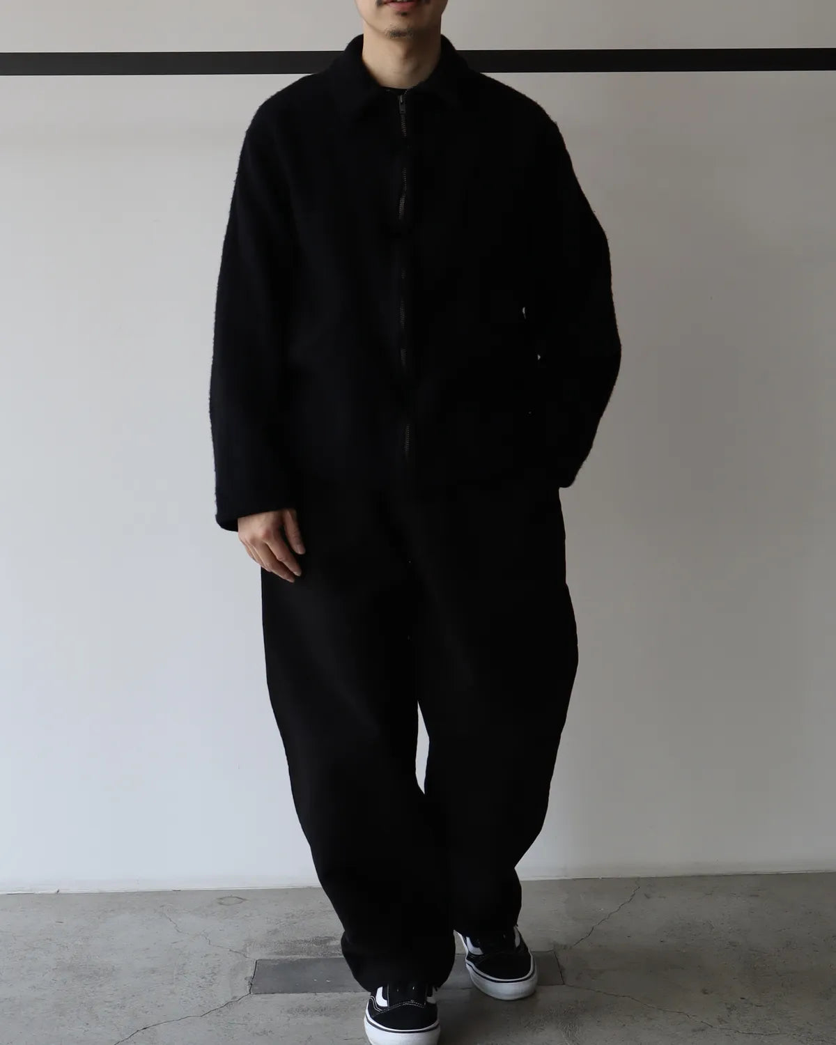 COMOLI / 縮絨ウール ジップショートジャケット (C03-01022)