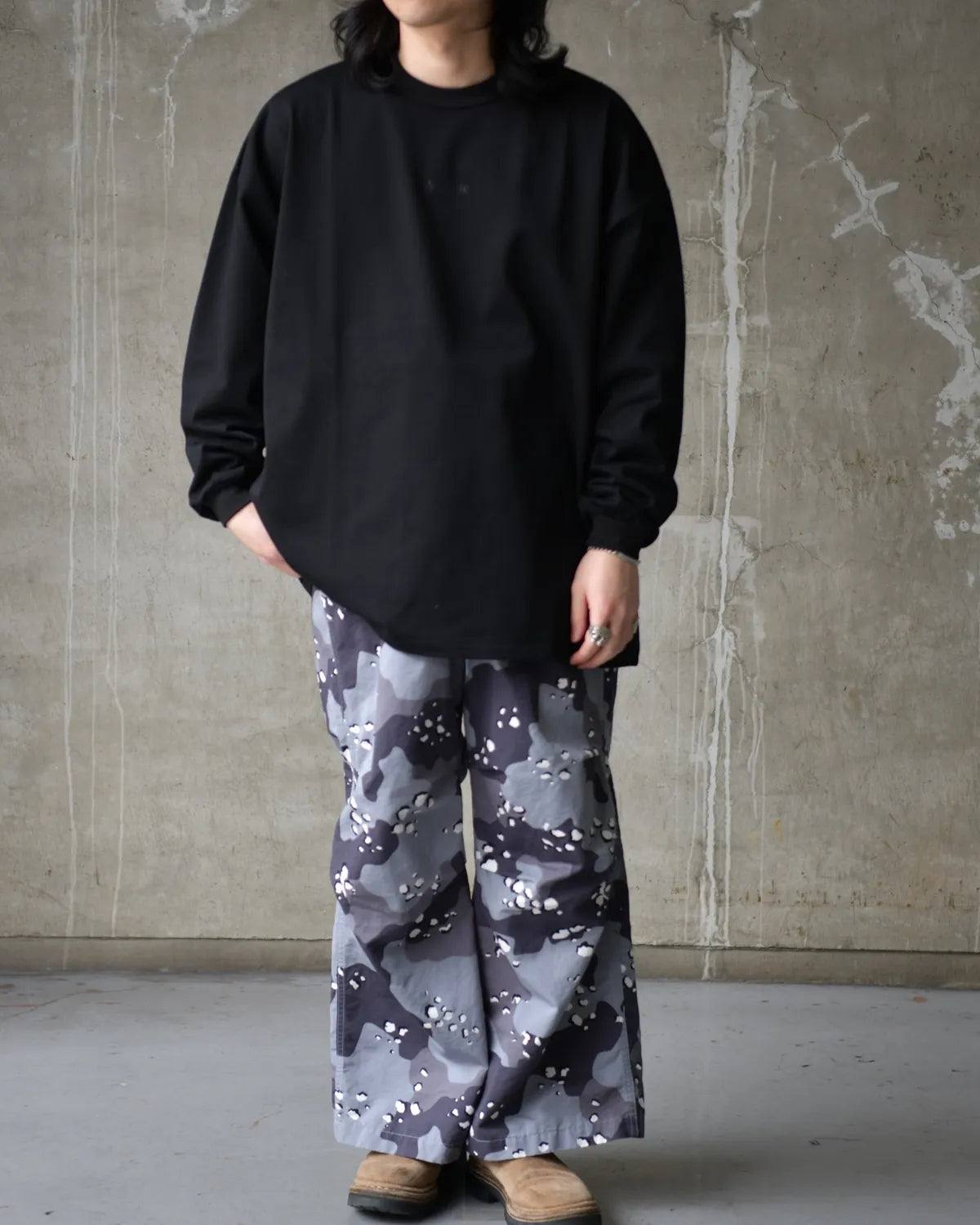 ANTIDOTE BUYERS CLUB / ASIC Heavy Weight Oversized L/S Tee (ABCSS26CT02)