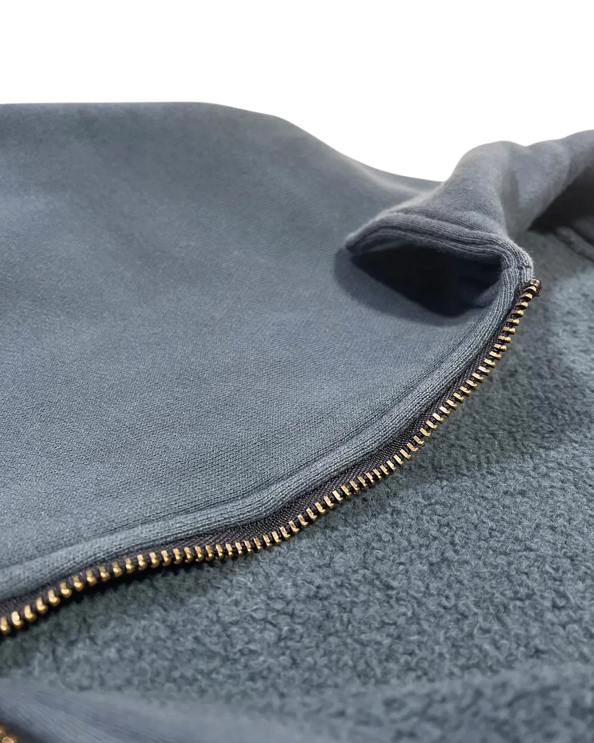 is-ness / PIGMENT DYED ZIP SWEAT SHIRT (25AW_08_1007AWCS04)