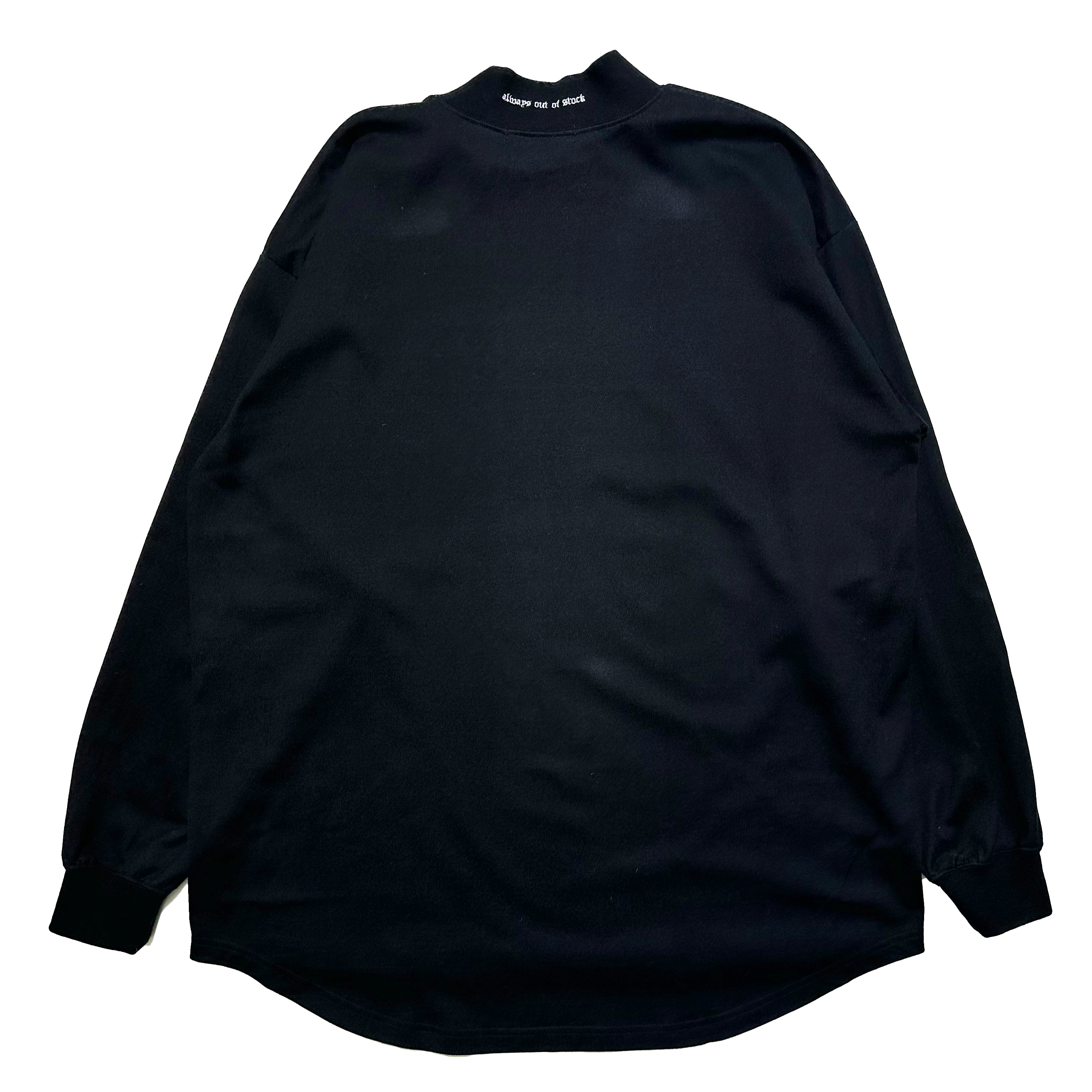 ALWAYS OUT OF STOCK / MOCK NECK L/S TEE