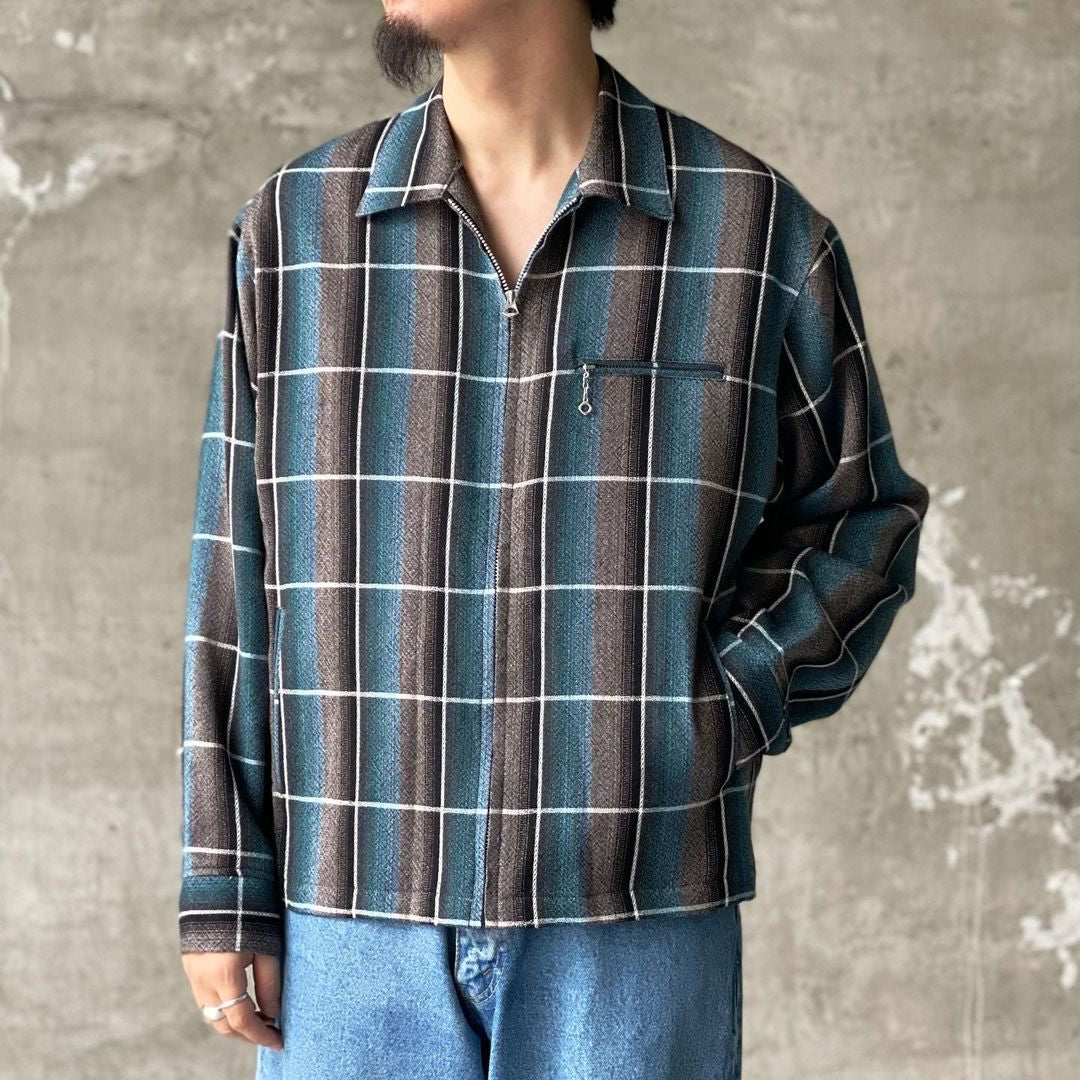 MINEDENIM  / Wool.Ry Check Harrington JKT