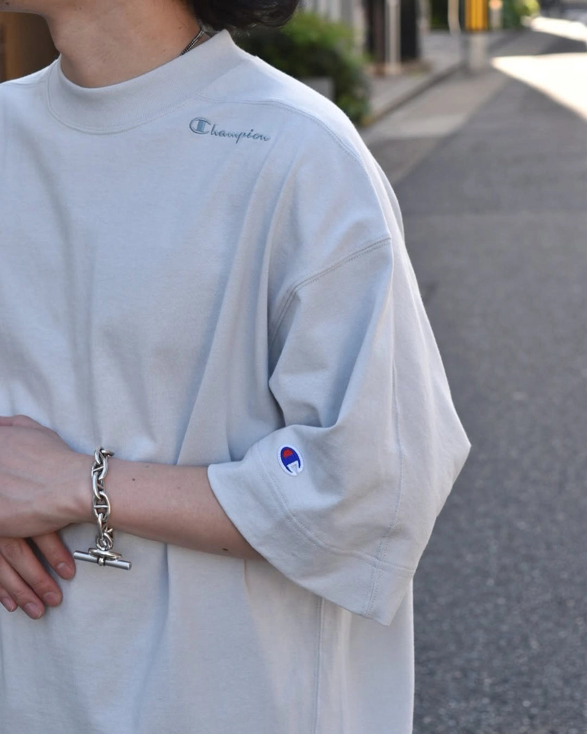 N.HOOLYWOOD COMPILE × Champion / T-SHIRT (C8-B360)