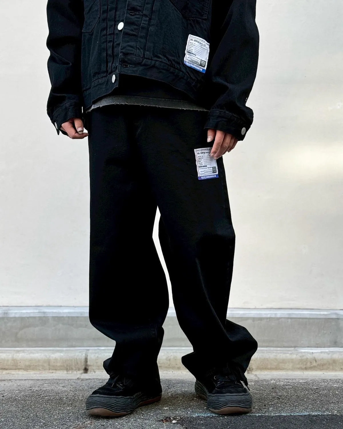 Maison MIHARA YASUHIRO in・stru(men-tal). / One Washed Selvage Denim Baggy Pants (I16PT073)