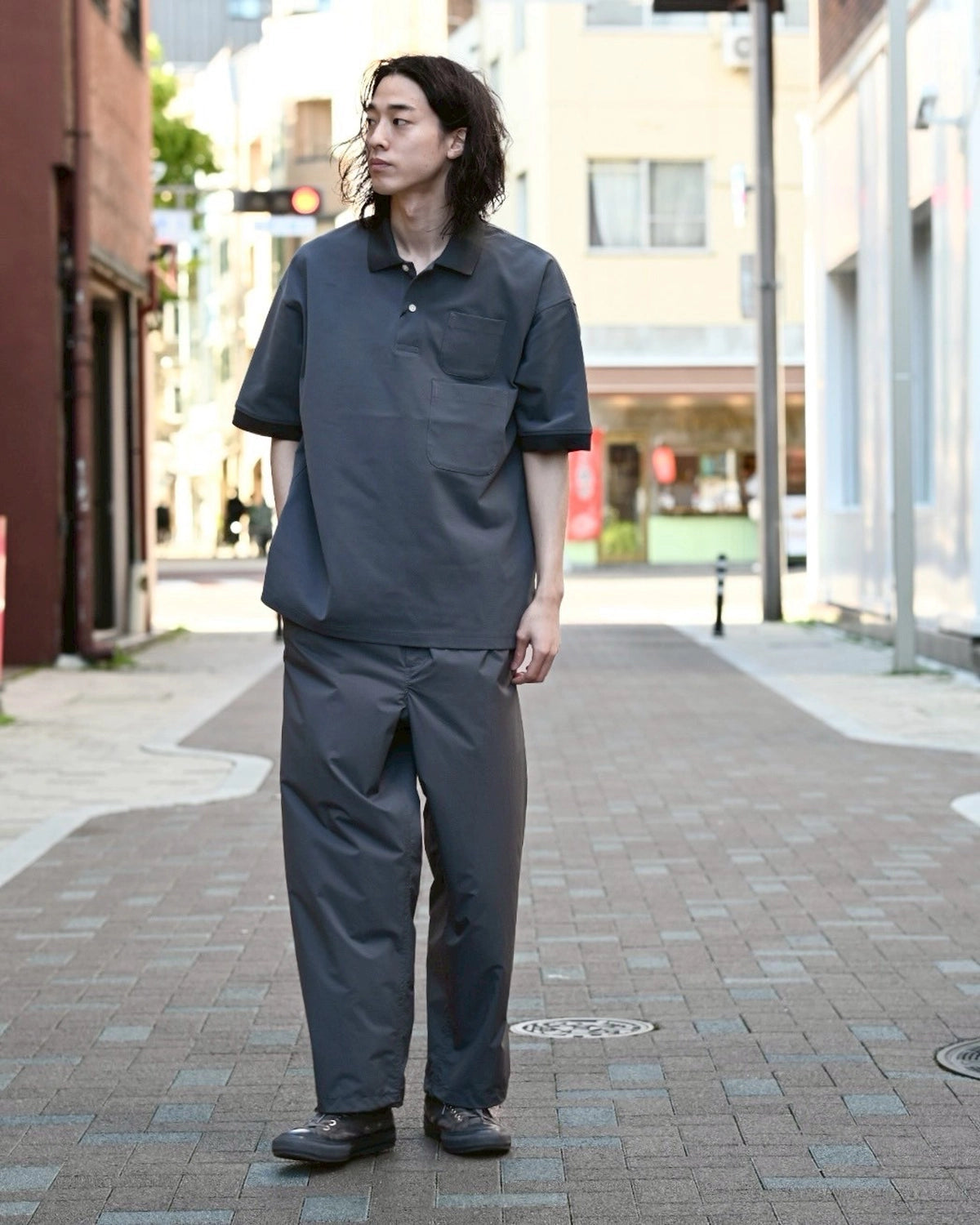 DAIWA PIER39 / TECH POLO SHIRT W/POCKET S/S (BE-37025)