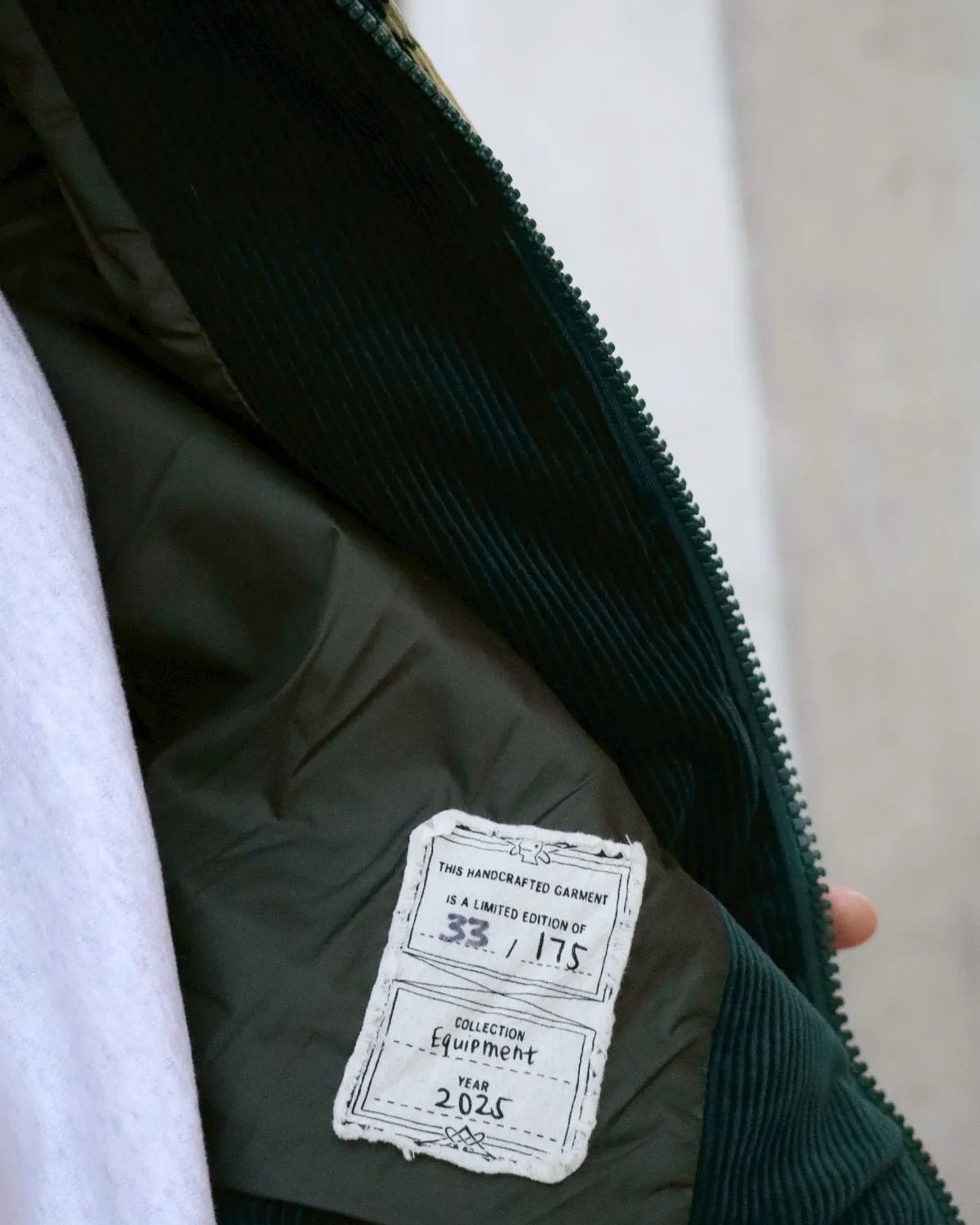 BRAIN DEAD / BLEACHDYED DIMENSION PUFFER JACKET (008004533FW25)