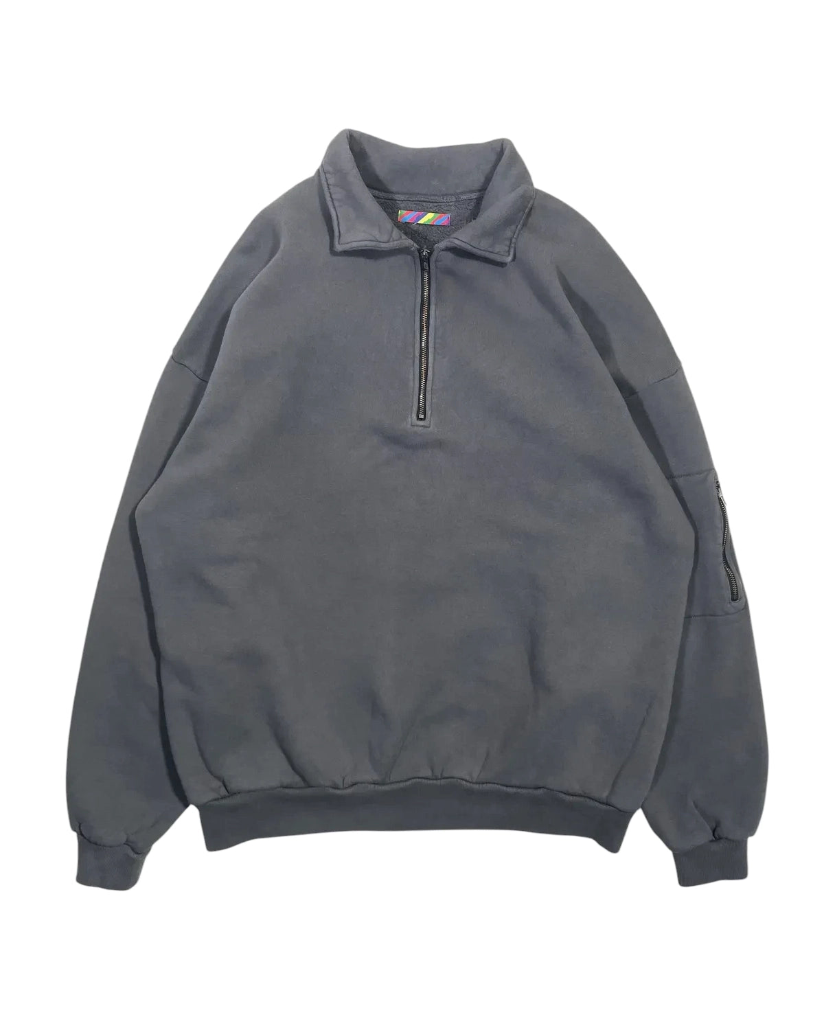 is-ness / PIGMENT DYED ZIP SWEAT SHIRT (25AW_08_1007AWCS04)