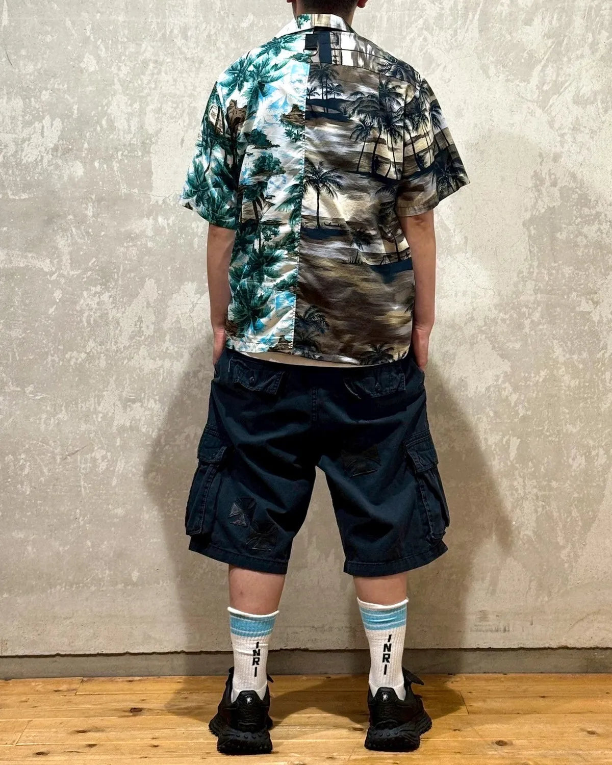 mindseeker / Asymmetry Remake Open Collar S/S Shirt (MSV-25-093)