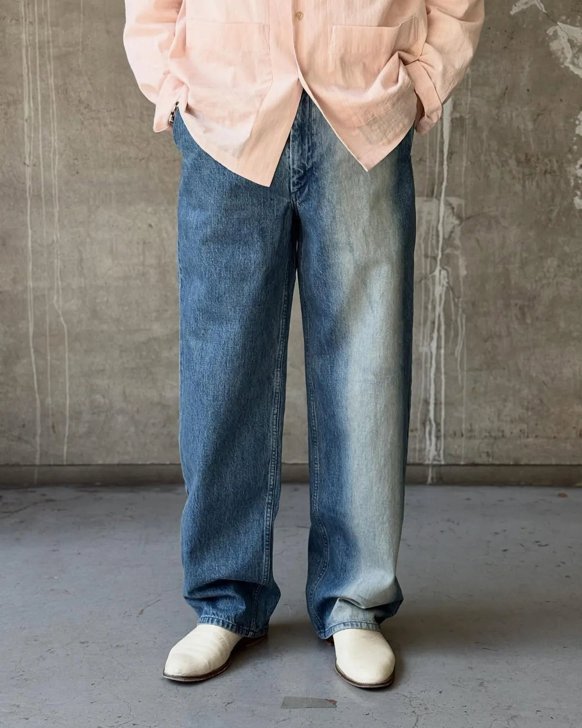 ISSUETHINGS / PANTS type104(faded denim2) (26a/104-c1-04/2)
