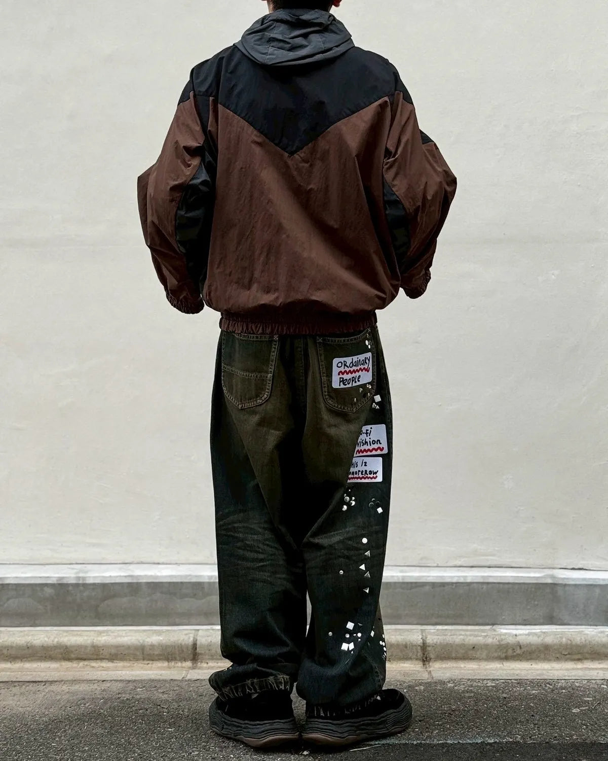 Maison MIHARA YASUHIRO / W SLEEVE NYLON JKT (A16BL062)