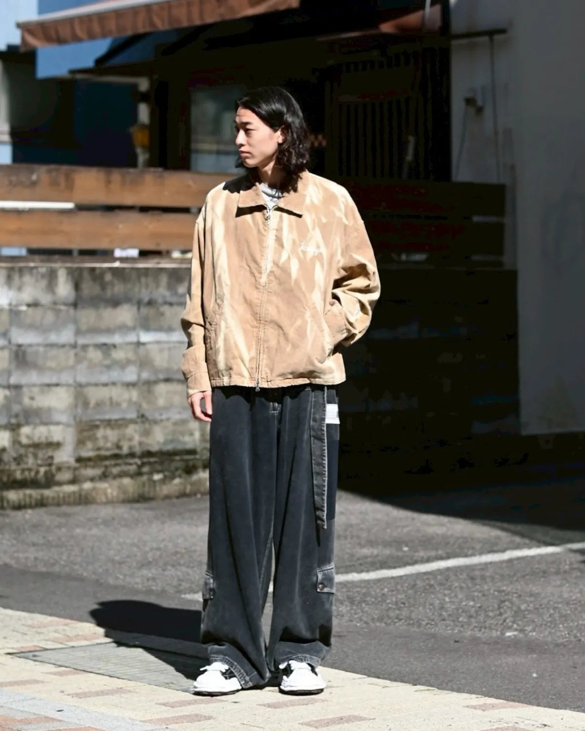 KAMIYA / Sun Faded Like Corduroy Work Jacket (G15BL033)