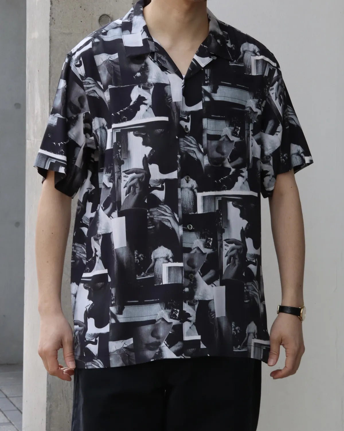 vowels / PRINTED STILL SHIRT (VO-26SS-SH025)