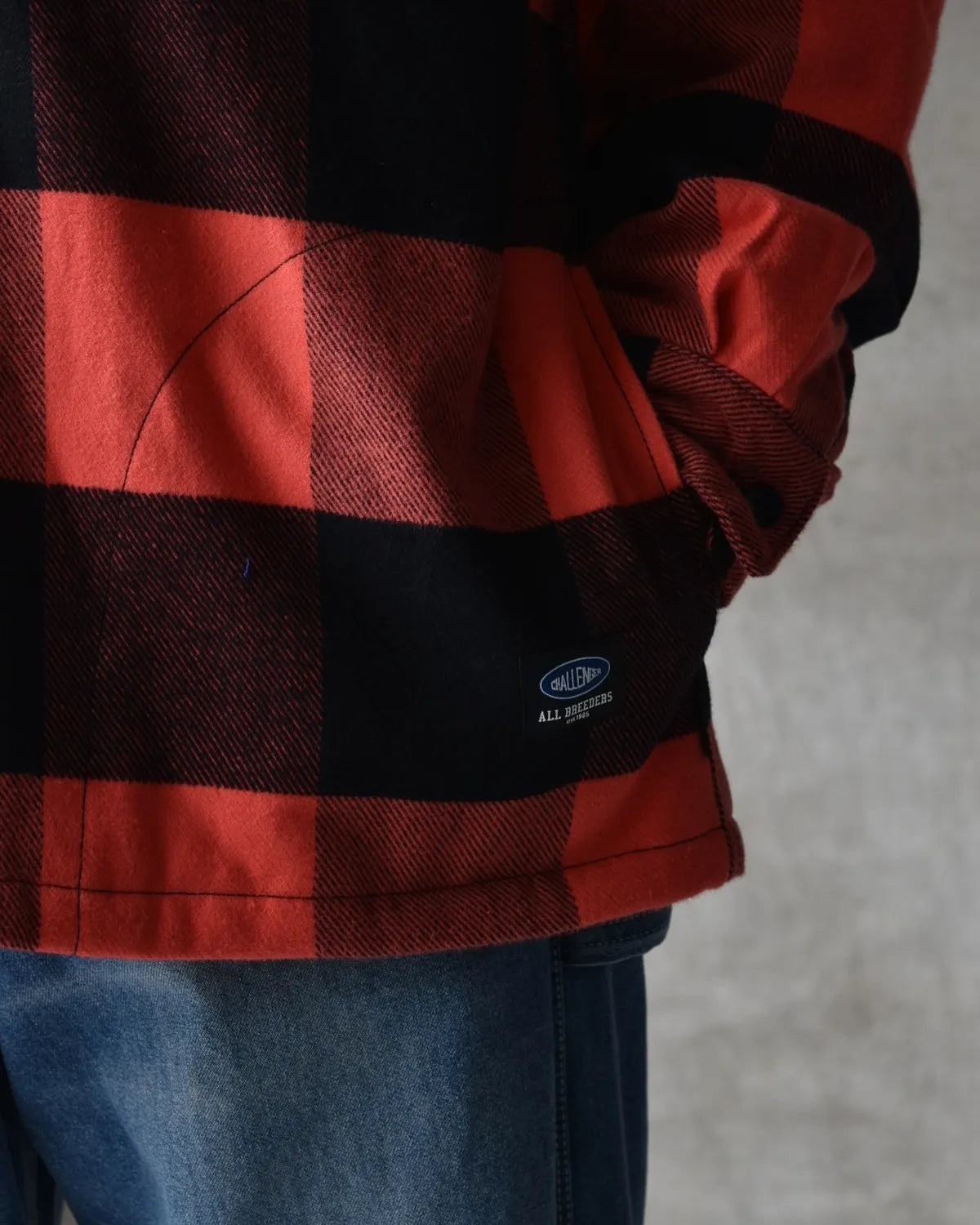 CHALLENGER / LINING ZIP UP SHIRT (CLG-SH 025-009)