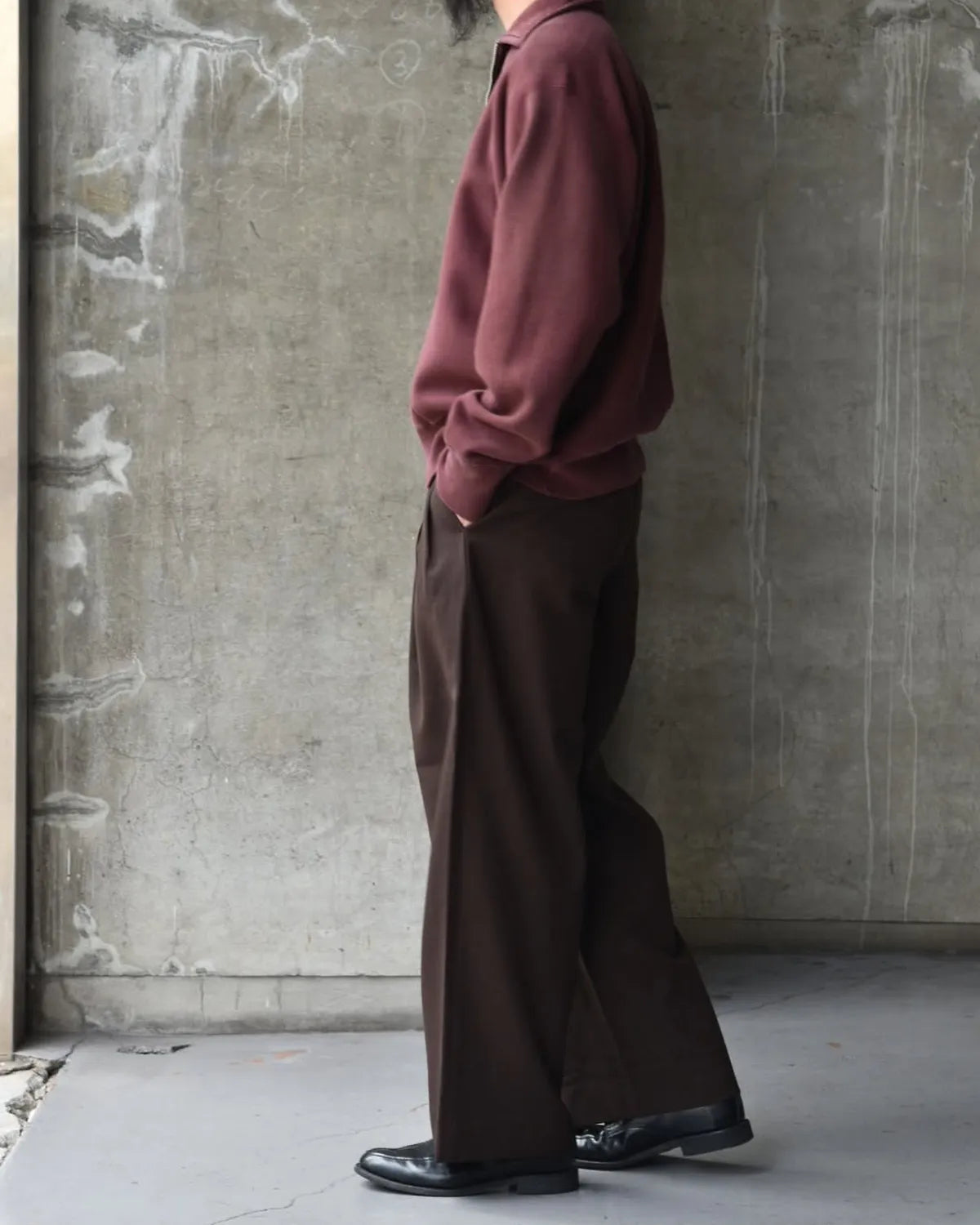 A.PRESSE / Vintage Half Zip Sweatshirt (25AAP-05-09)