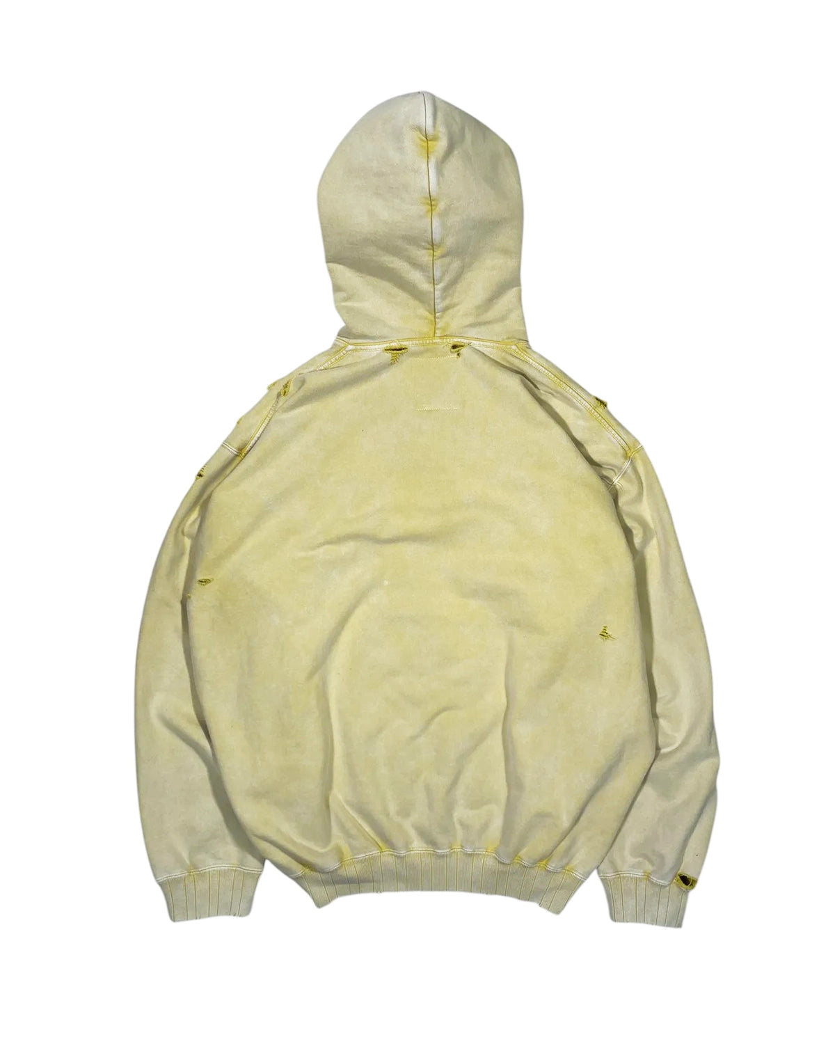 Maison MIHARA YASUHIRO / BLEACHED HALF ZIP HOODIE (A15HD565)