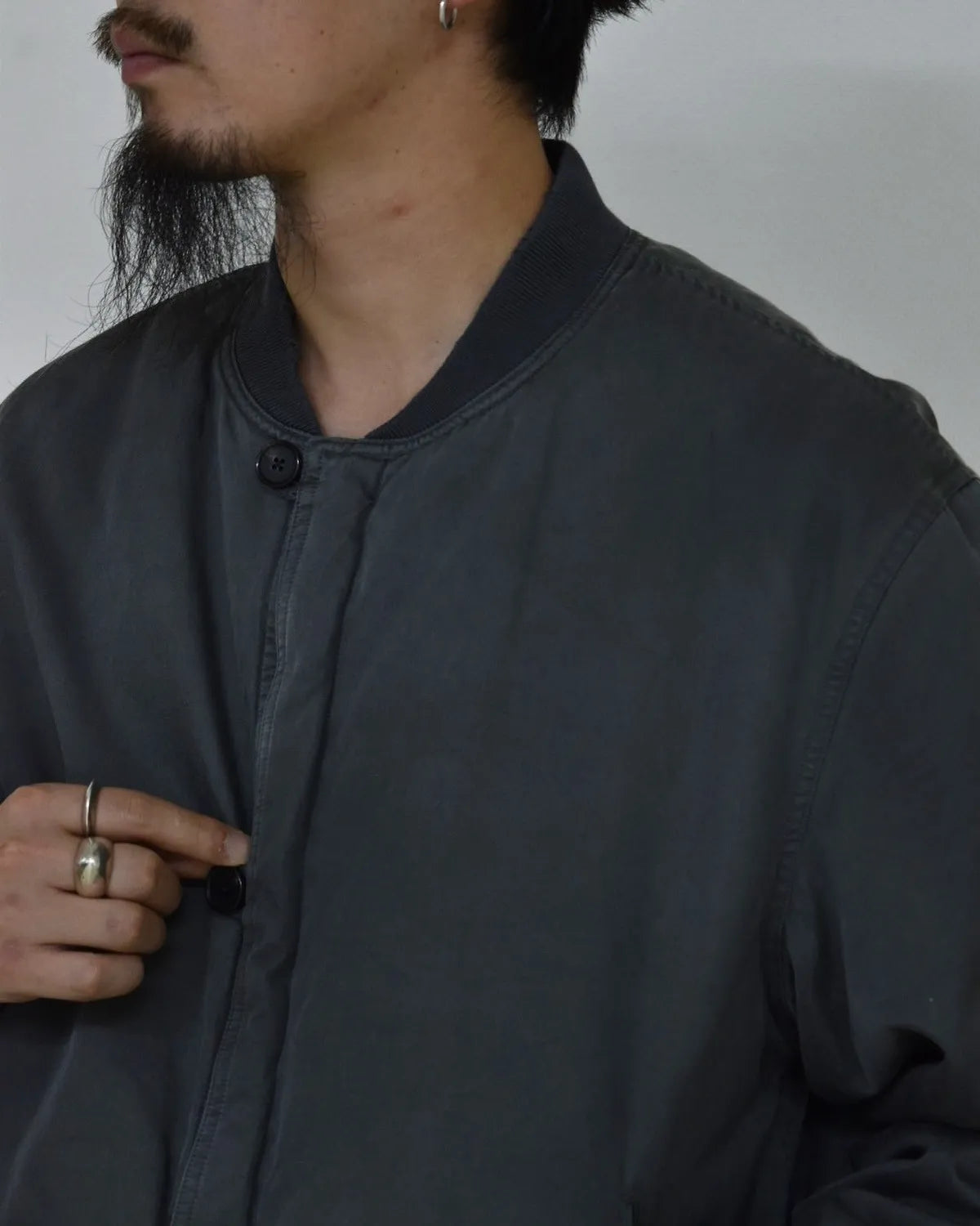 A.PRESSE / Vintage Silk Bomber Jacket (25AAP-01-27)