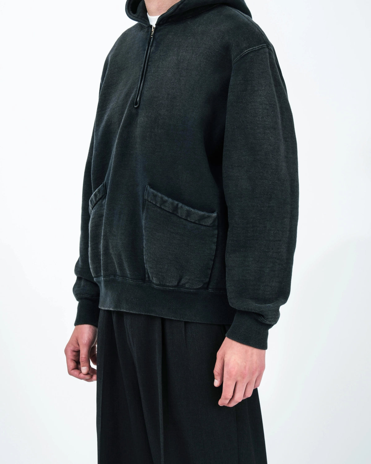 A.PRESSE / Vintage Sailor Hood Half Zip Sweatshirt (26SAP-05-13)