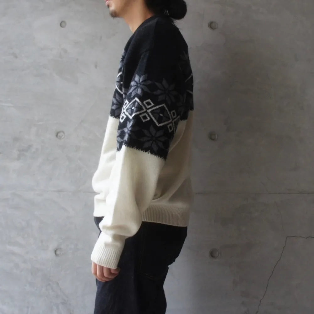 SEQUEL / NORDIC CREW NECK KNIT (SQ-23AW-KN-03)