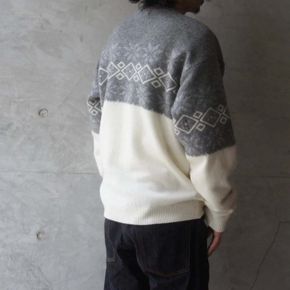 SEQUEL / NORDIC CREW NECK KNIT (SQ-23AW-KN-03)