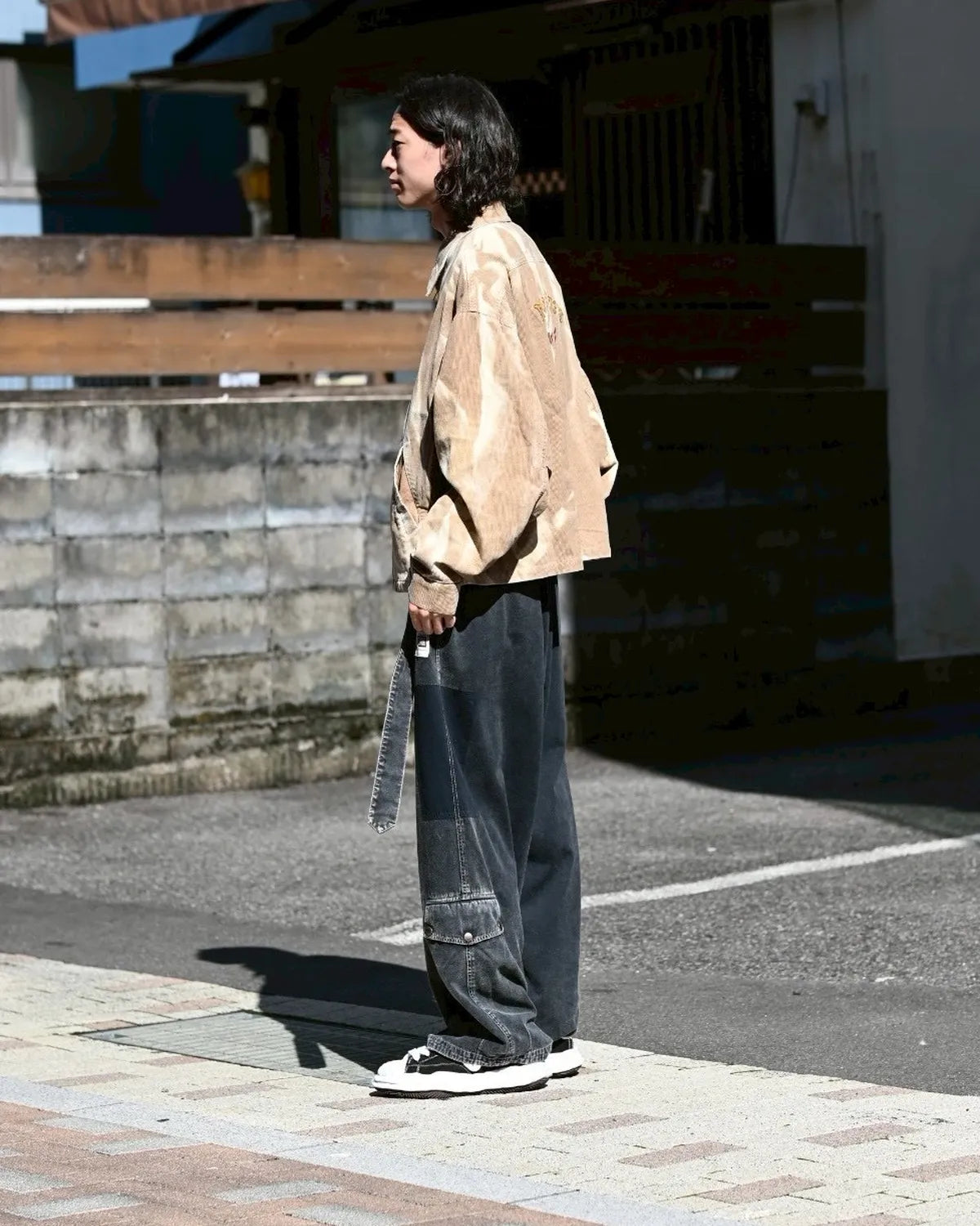 KAMIYA / Sun Faded Like Corduroy Work Jacket (G15BL033)